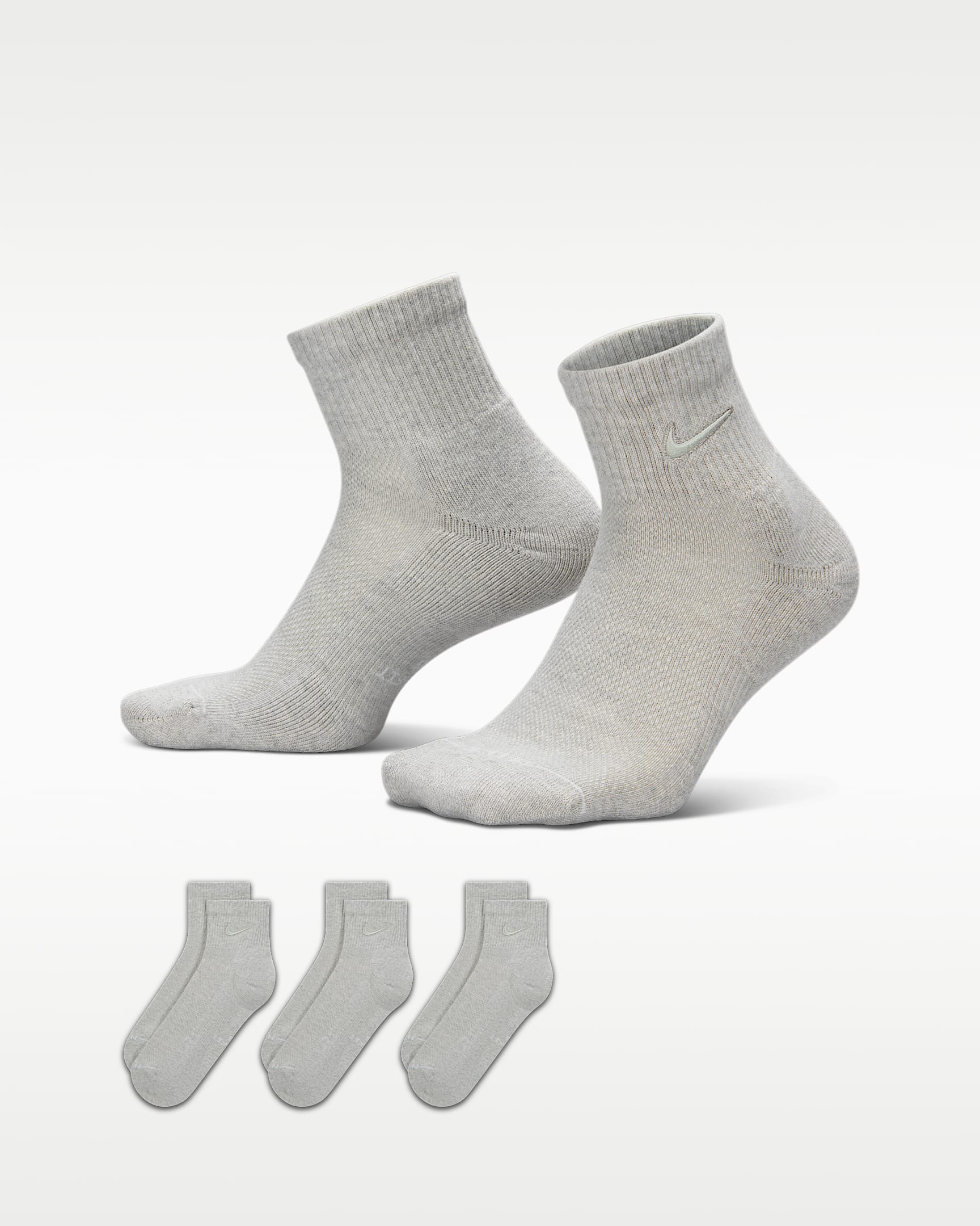 Nike Everyday Elevated 速干运动短袜(3 双) - 多色