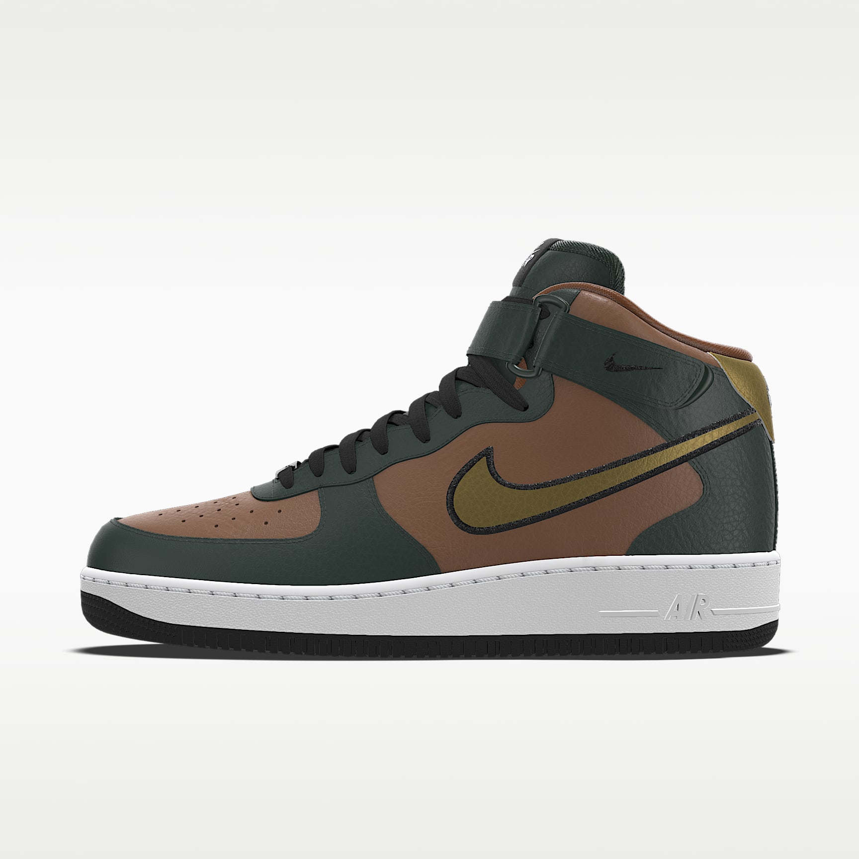 Nike Air Force 1 Mid By You 专属定制女子运动鞋 - 多色/多色/多色