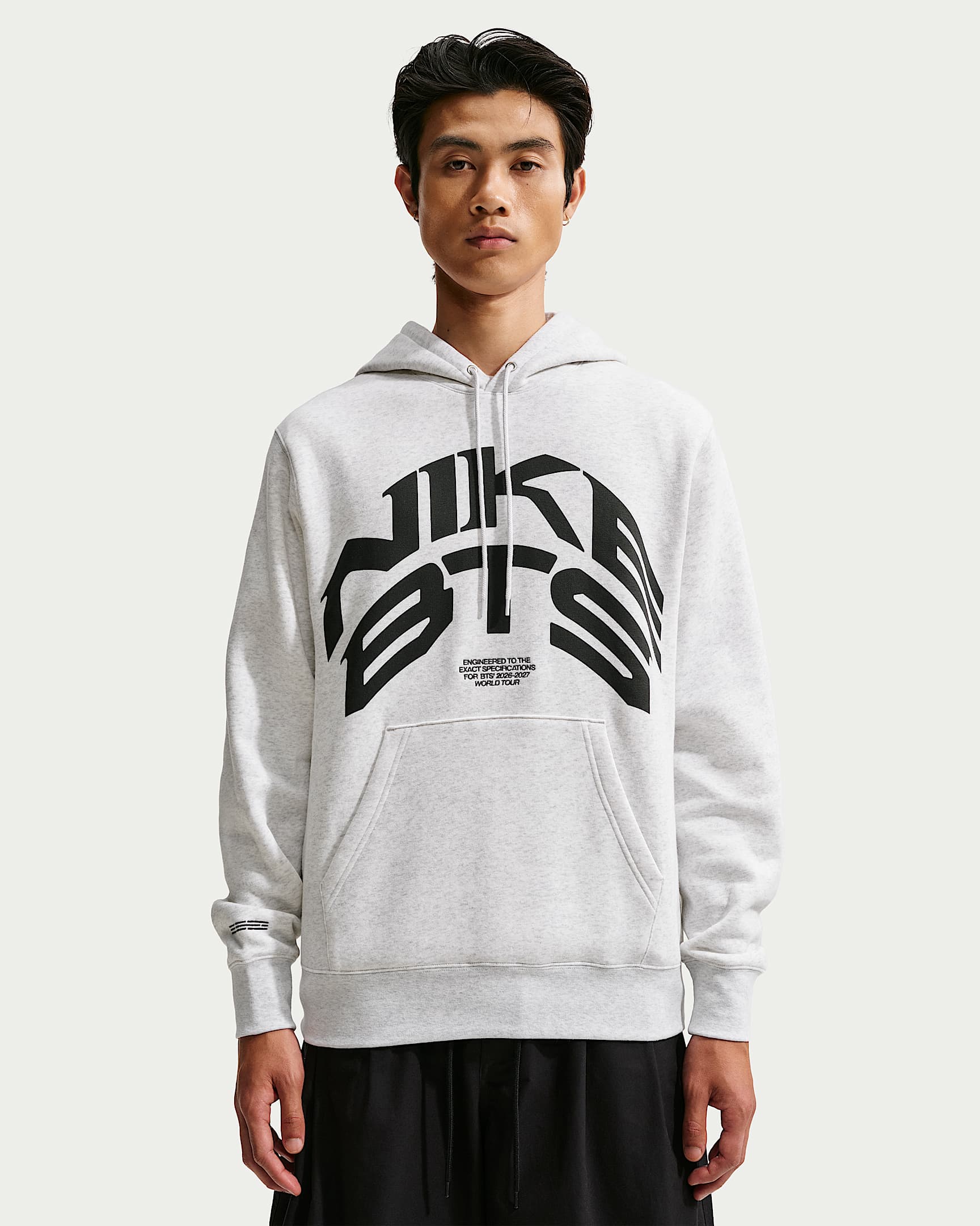 NIKE x BTS 男子加绒套头连帽衫 - 调色桦树色