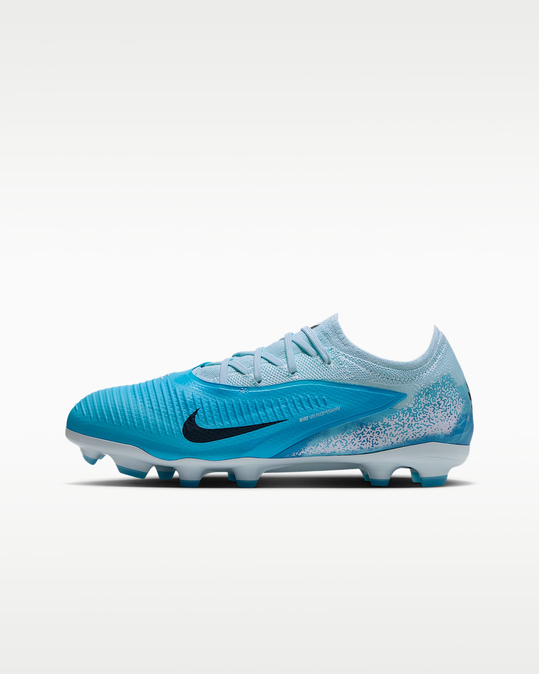 Nike Jr. Phantom 6 Low Pro "Erling Haaland" 耐克暗煞系列哈兰德大童 MG 多种场地低帮足球鞋 - 波罗的海蓝/冰川蓝/日蚀蓝