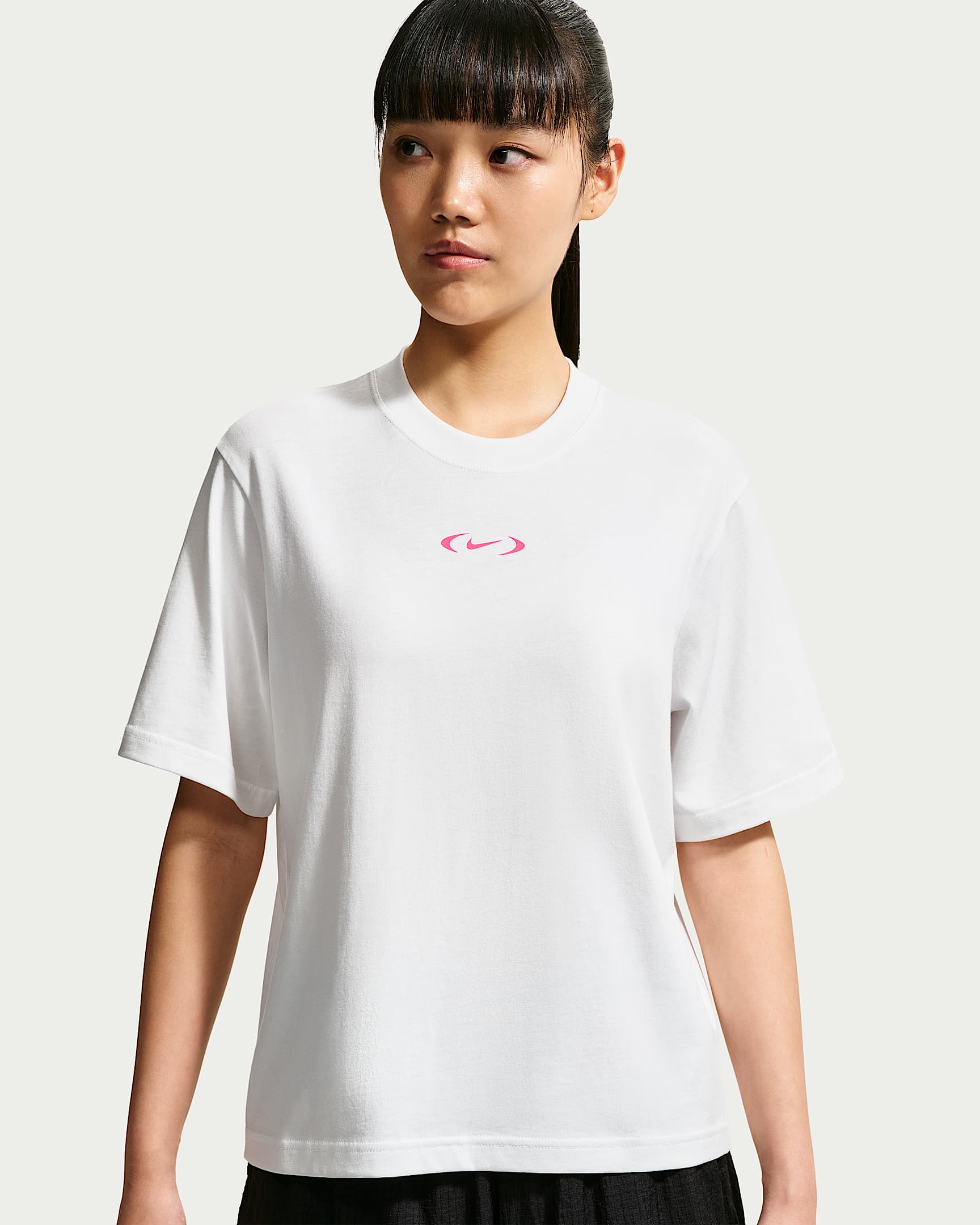 Nike Sportswear Classic 女子宽松短袖T恤 - 山峰白