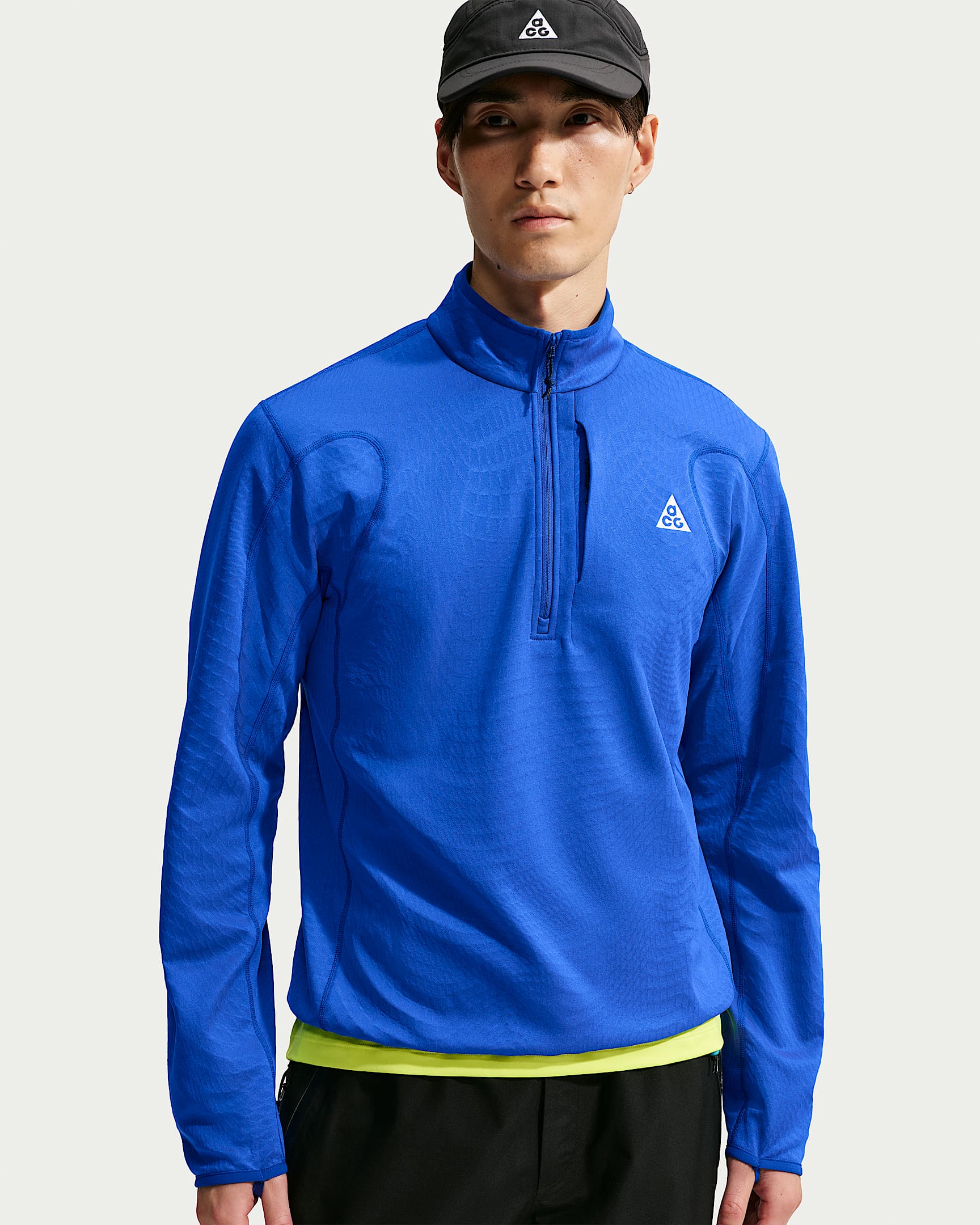 ACG Wolf Grid Therma-FIT 男子加绒徒步上衣 - 皇家蓝/旧宝蓝/山峰白
