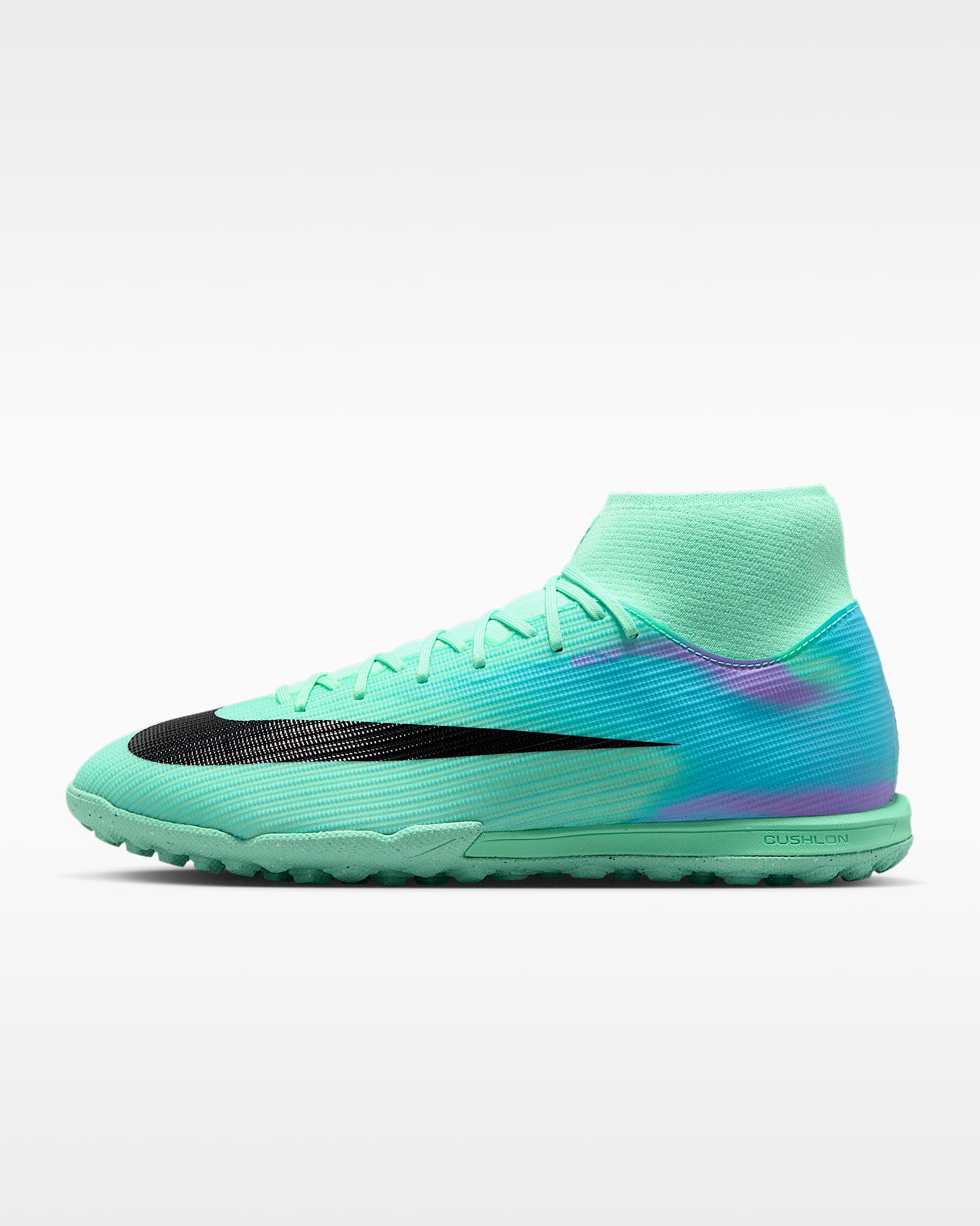 Nike Mercurial Superfly 11 Academy "Sam Kerr" 耐克刺客系列男/女 TF 人造场地高帮足球鞋 - 光辉绿/梦幻紫红/脉冲湖蓝/黑