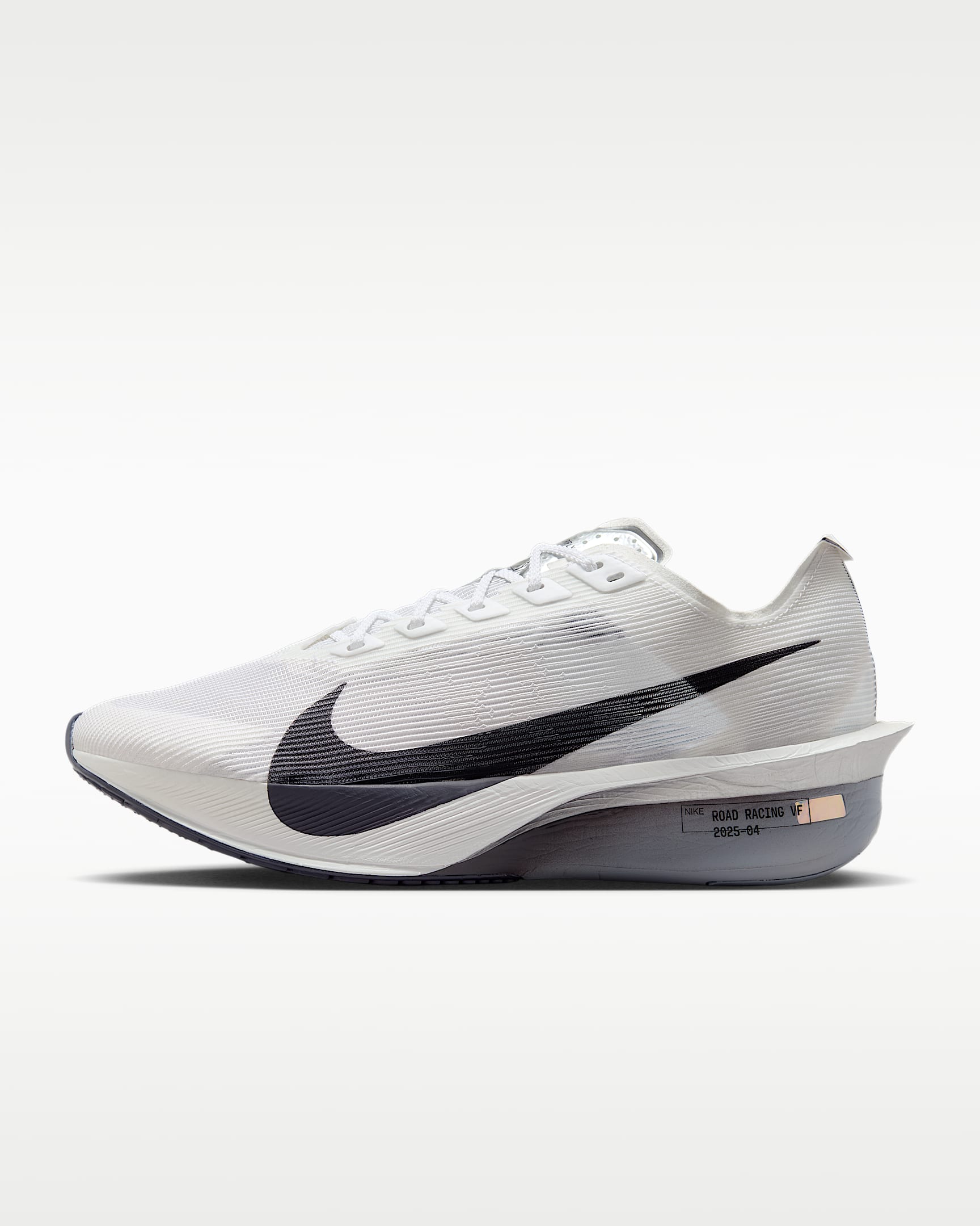 Nike Vaporfly 4 女子公路竞速跑步鞋 - 白色/薄雾黑蓝/白金色/铁架黑