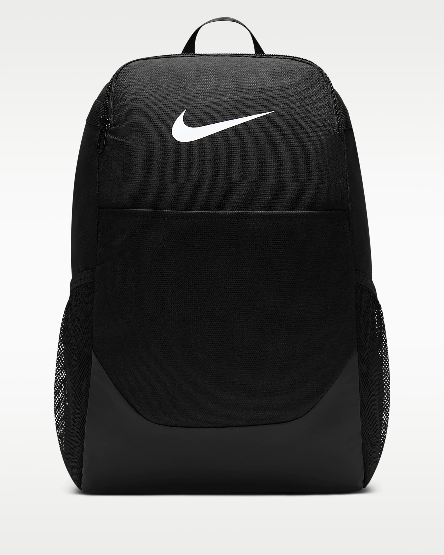 Nike Brasilia 双肩包 - 黑/黑/白色