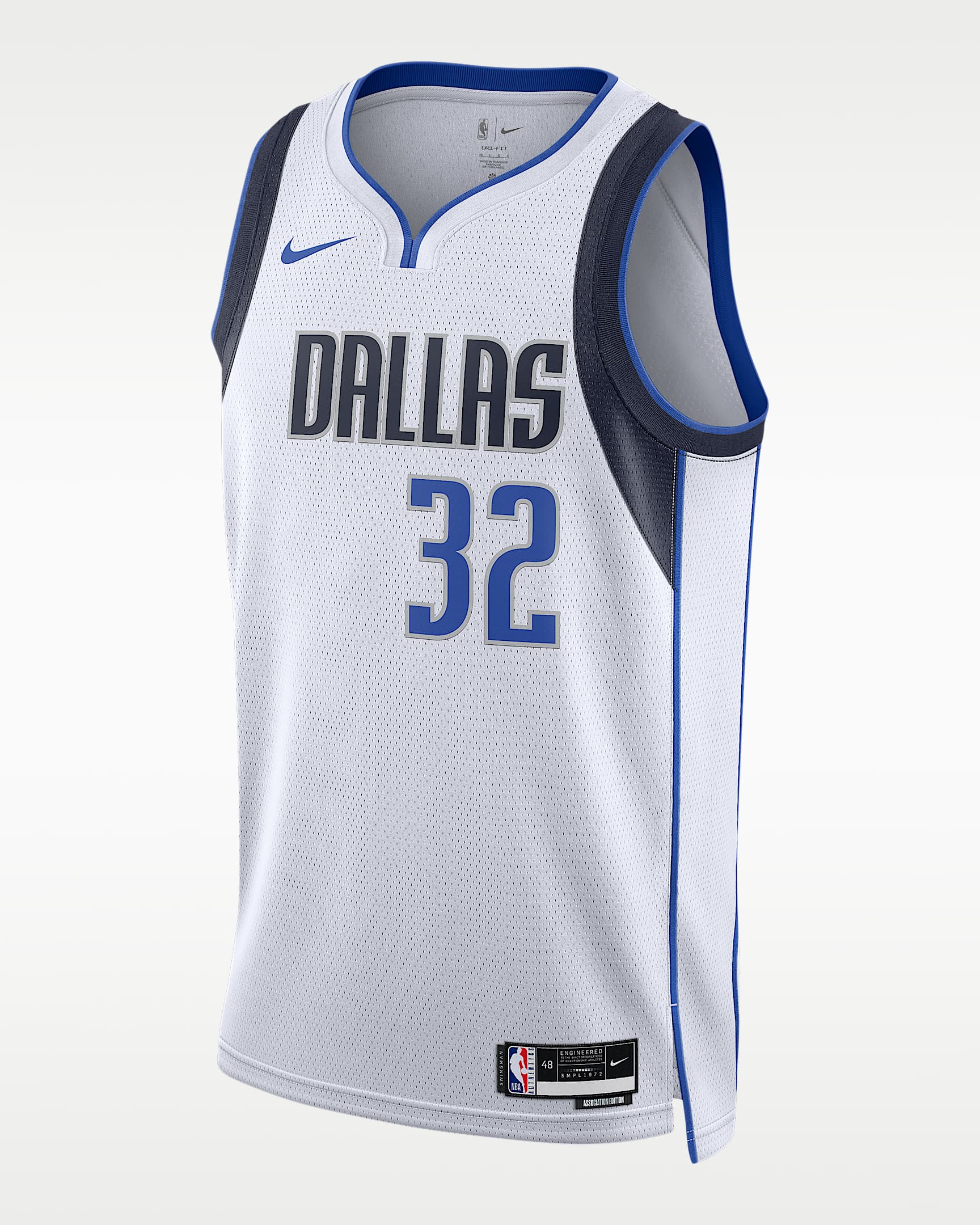 达拉斯独行侠队库珀·弗拉格 (Cooper Flagg) Association Edition Nike Dri-FIT NBA Swingman Jersey 男子速干球衣 - 白色