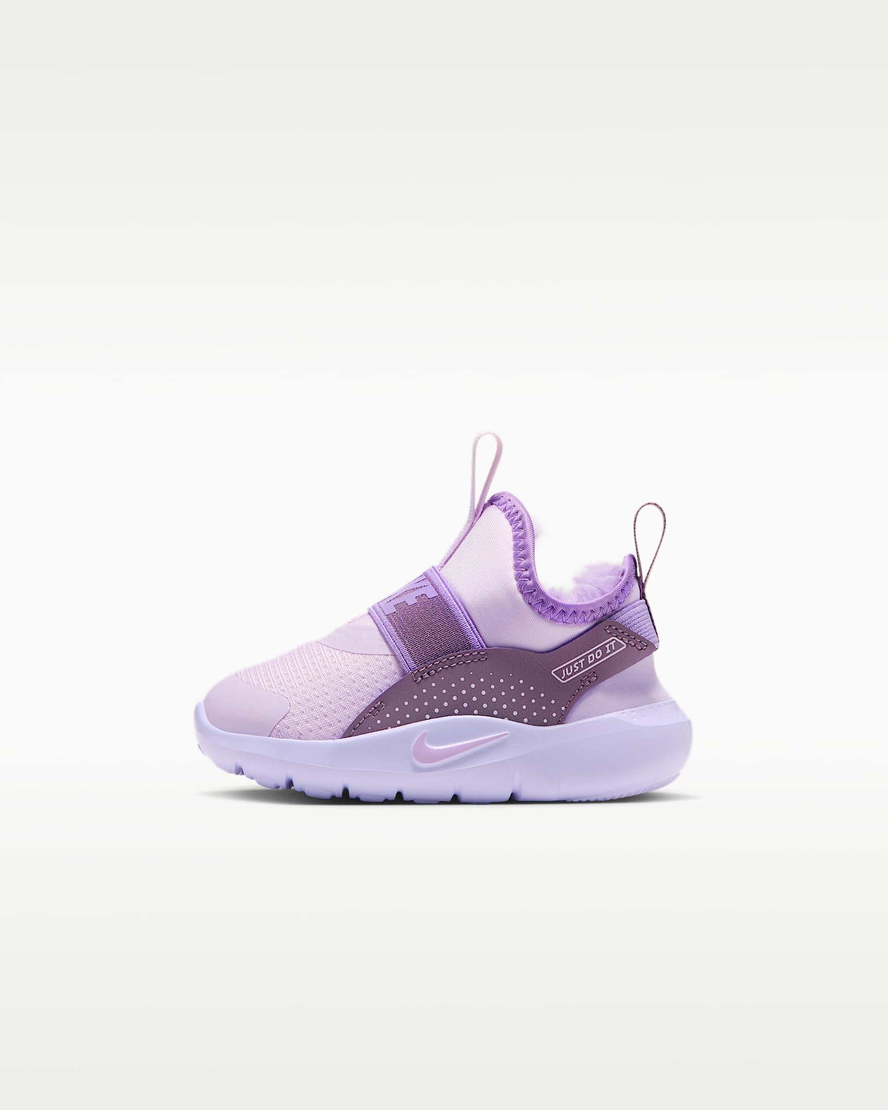 Nike Flex Runner 4 Warm 婴童一脚蹬运动鞋 - 浅紫丁香色/星紫/微葡萄紫/尘紫
