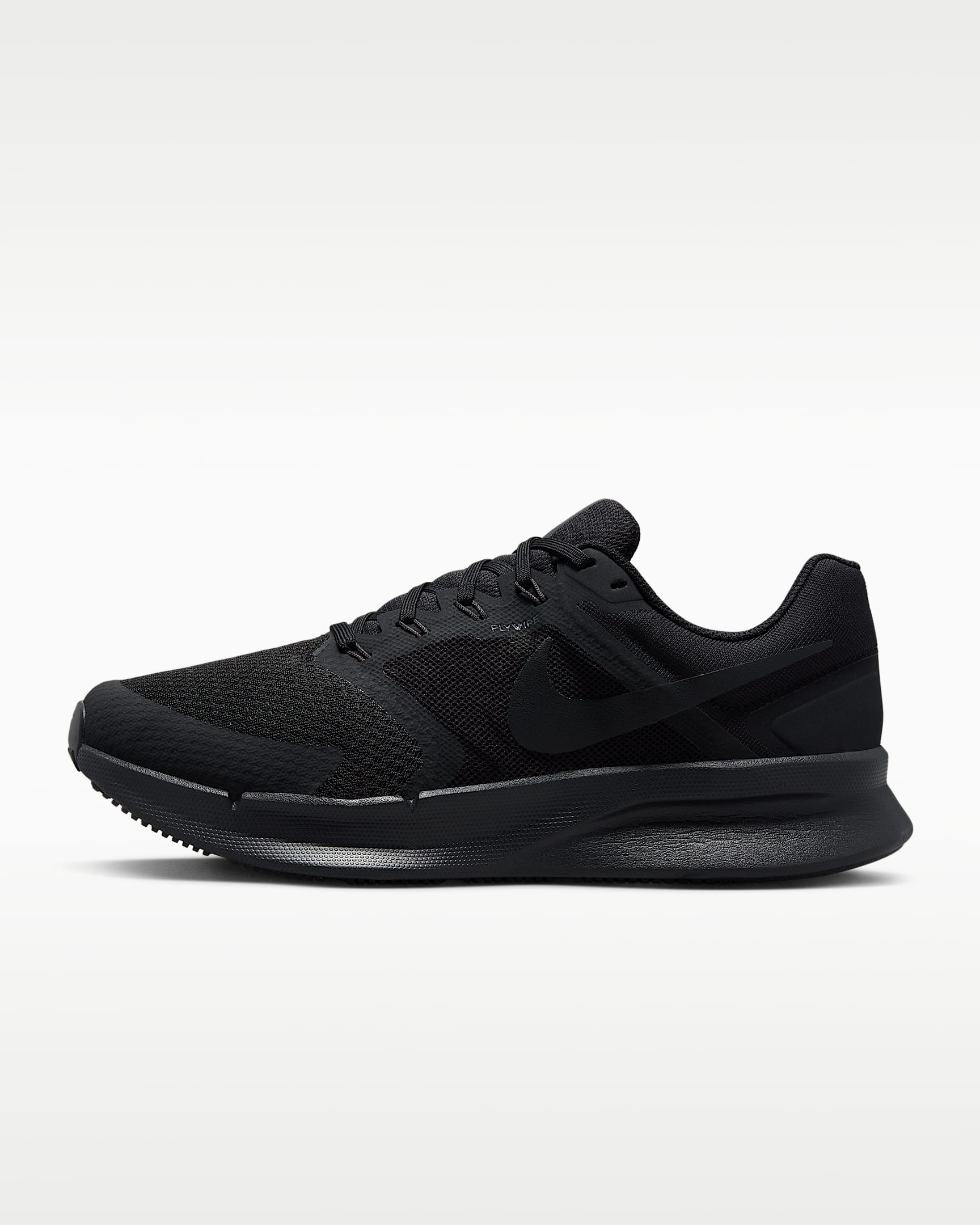 Nike Run Swift 3 男子公路跑步鞋 - 黑/暗烟灰/黑