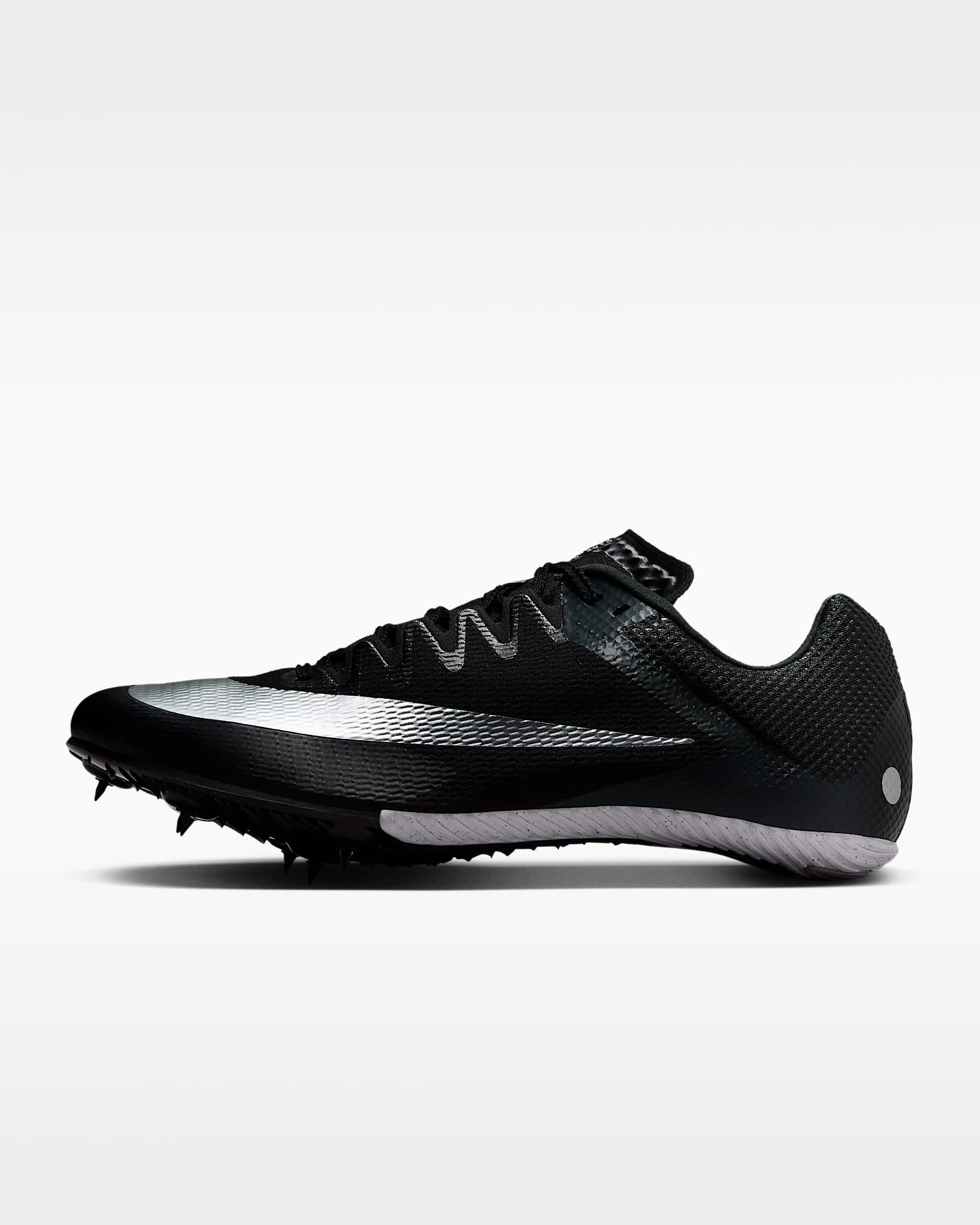 Nike Zoom Rival Sprint 男子田径短跑钉鞋 - 黑/黑/金属银