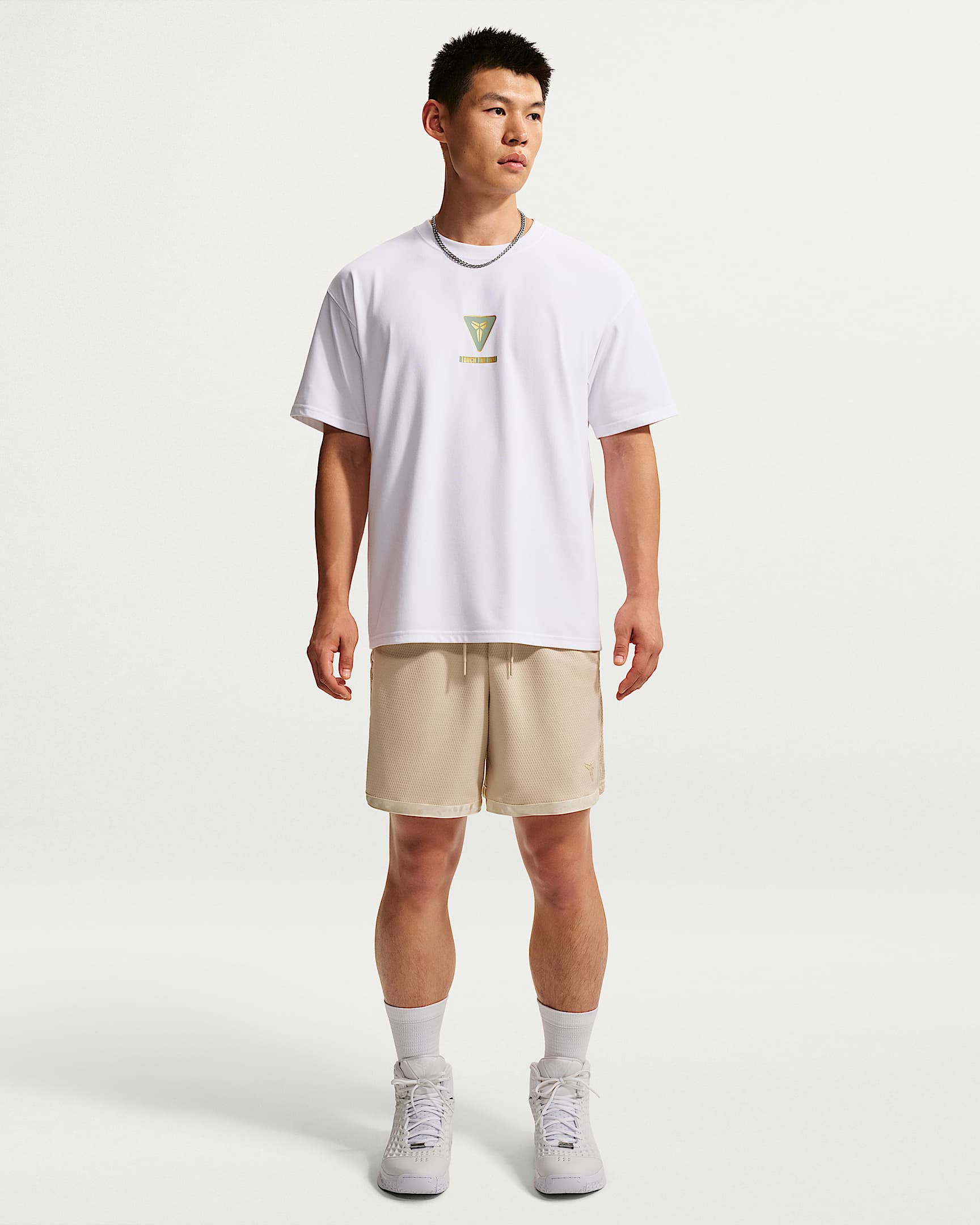 Kobe Dri-FIT 科比男子速干篮球短裤 - 沙堆白/沙堆白