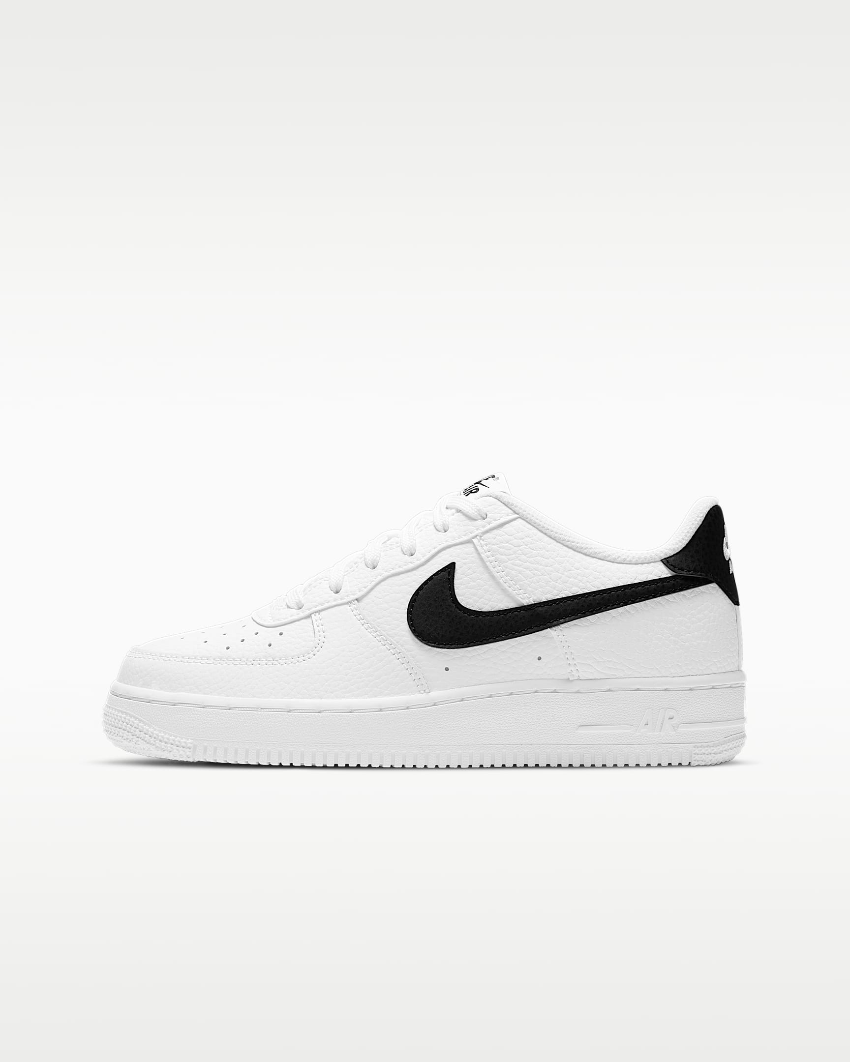 Nike Air Force 1 大童空军一号运动鞋 - 白色/黑
