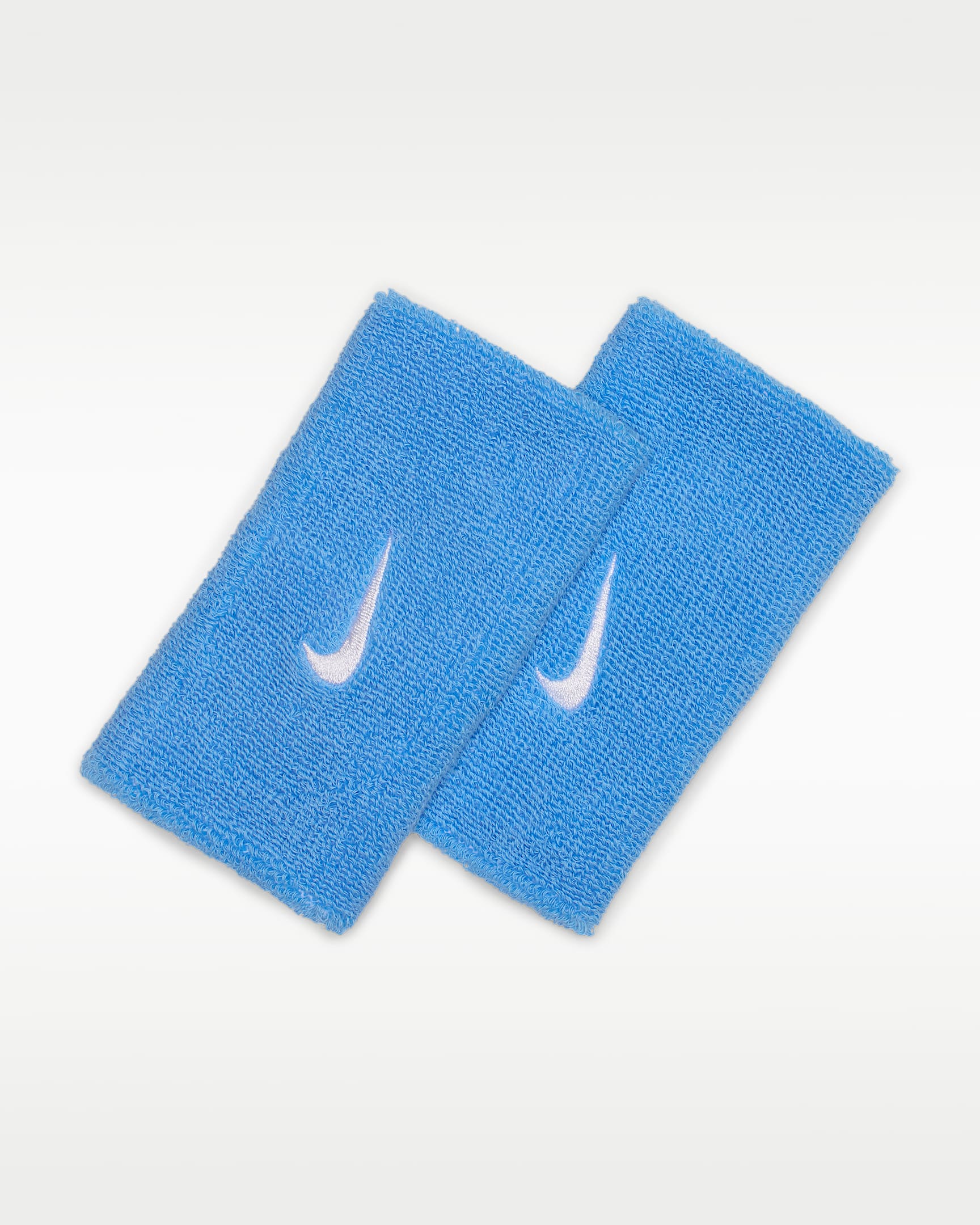 Nike Swoosh Doublewide 2.0 护腕(1 对) - 大学蓝/白色
