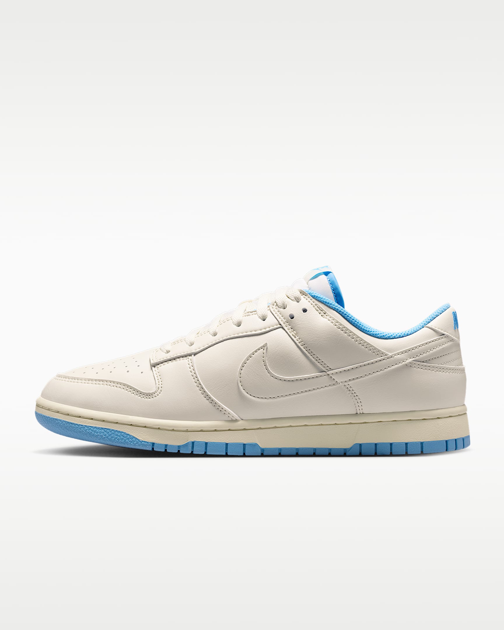 Nike Dunk Low Retro 男子运动鞋 - 淡象牙白/足球蓝/淡象牙白