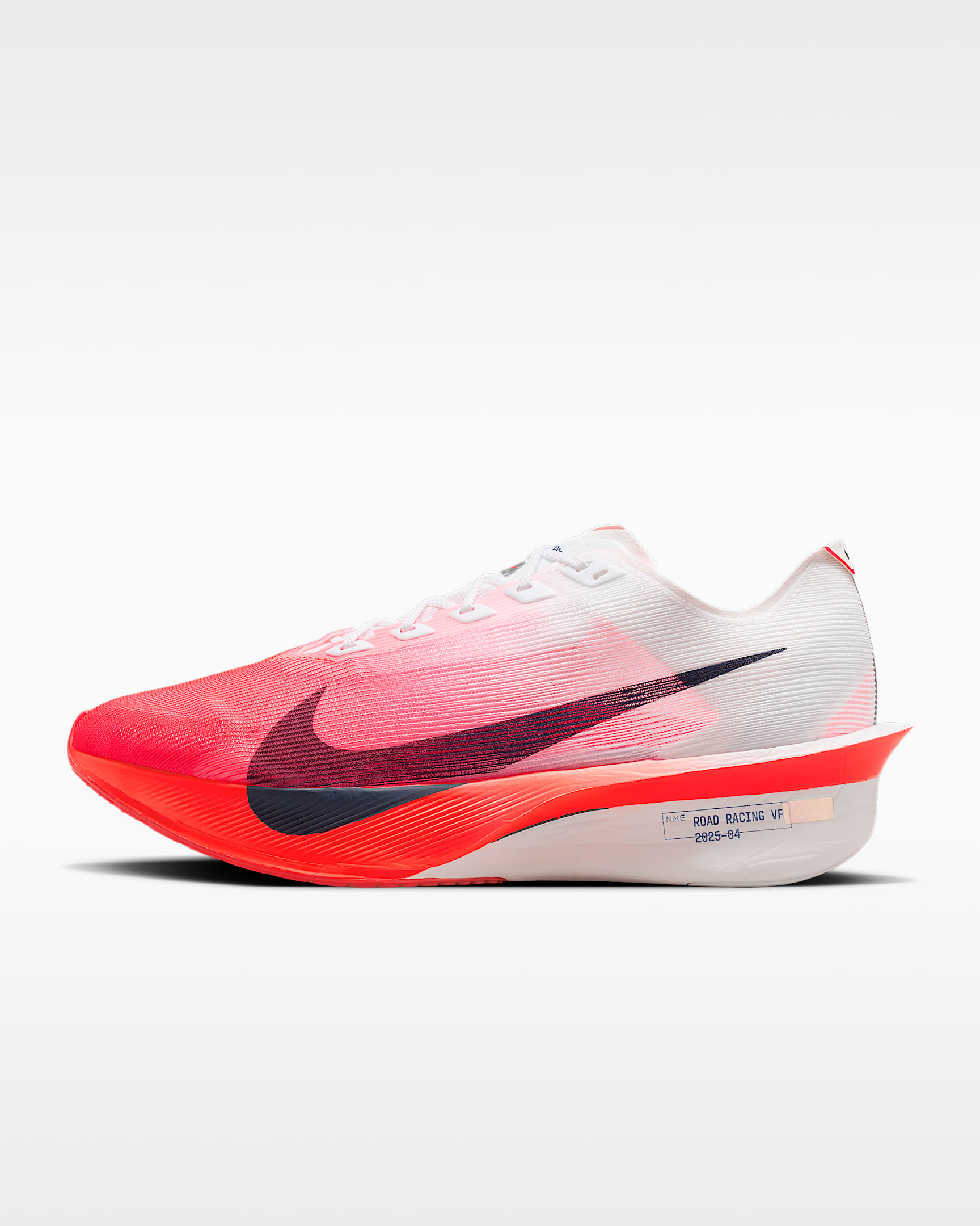 Nike Vaporfly 4 男子公路竞速跑步鞋 - 白色/亮深红/山峰白/深藏青