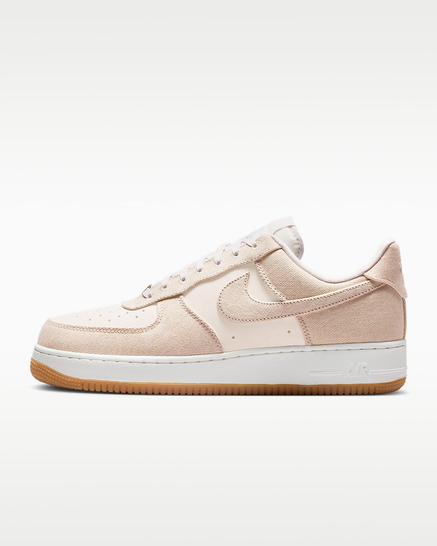 Air Force 1 '07 LV8 “Denim” 男子空军一号运动鞋 - 苍野灰/山峰白/橡皮中褐/苍野灰