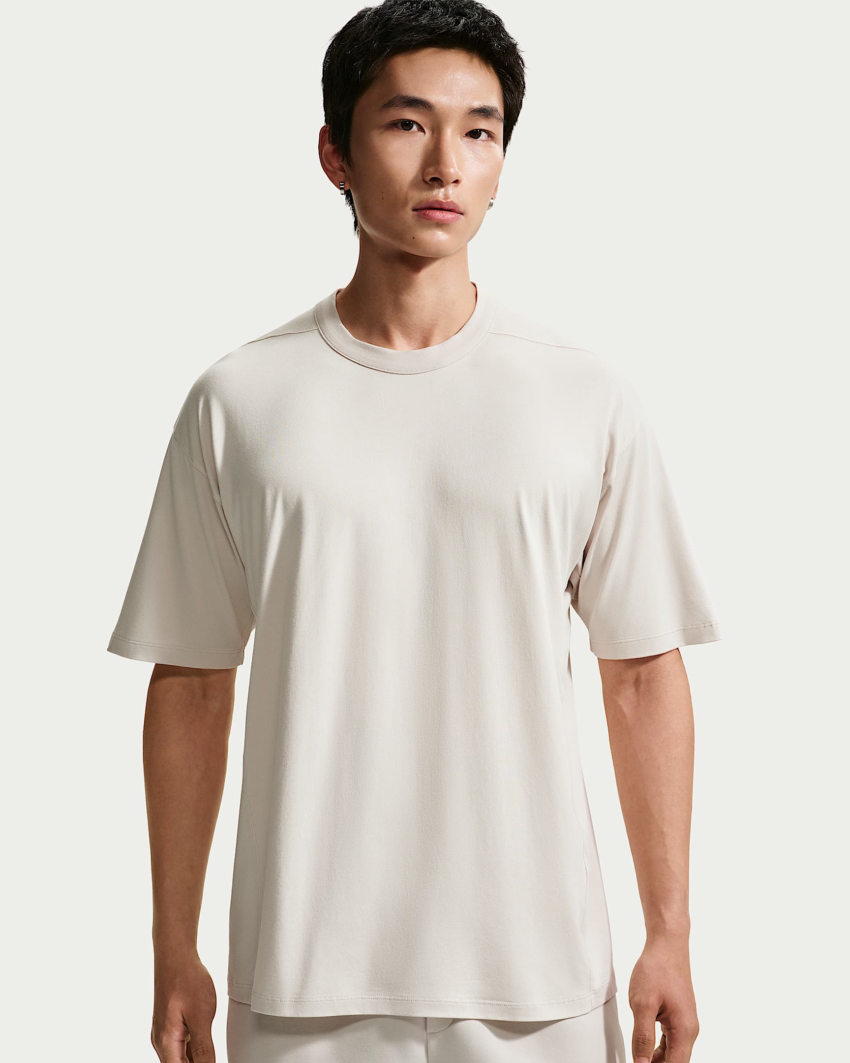 Nike 24.7 ImpossiblySoft Light Dri-FIT 超感柔软男子速干短袖T恤 - 浅土褐/帆白/浅铁矿石灰