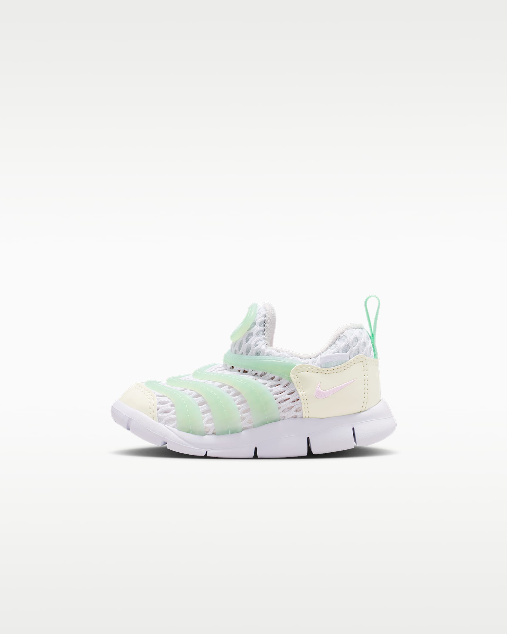 Nike Dynamo Free 2 耐克毛毛虫婴童运动鞋 - 白色/帆白/北极绿/泡沫粉