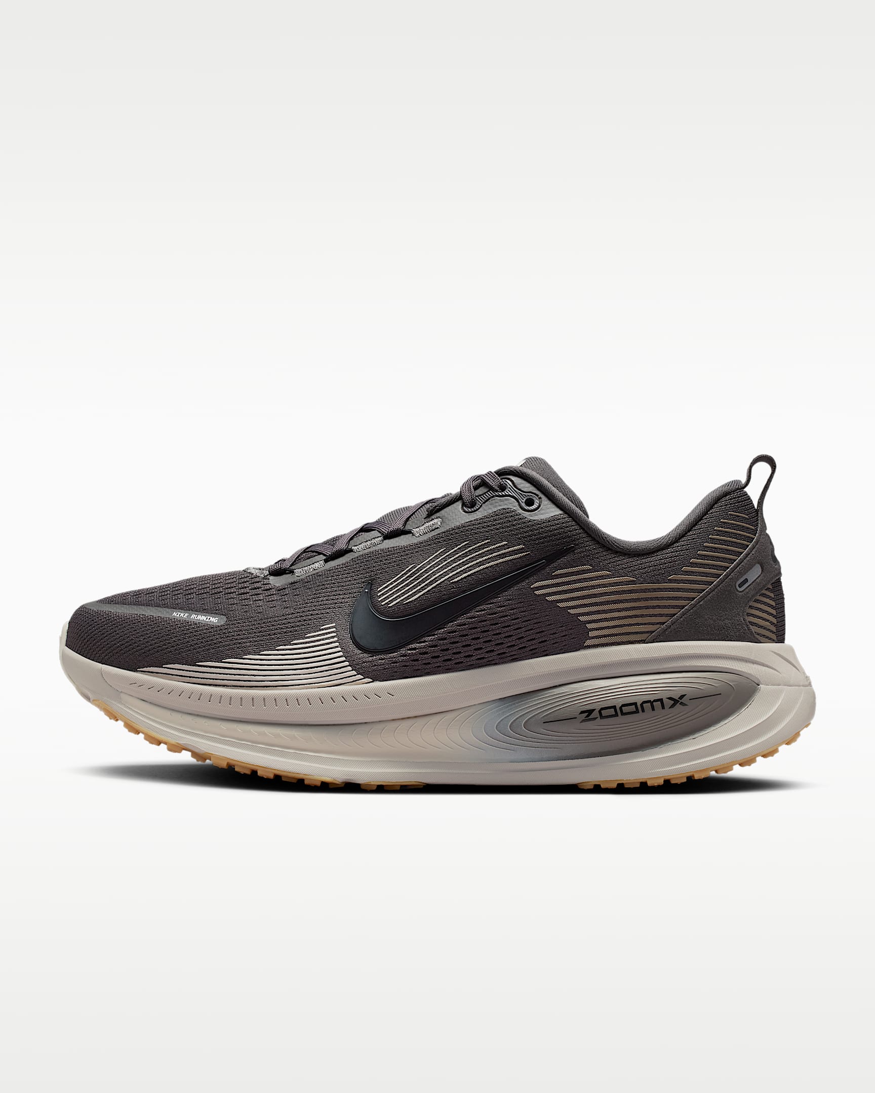 Nike Vomero 18 耐克迈柔男子公路跑步鞋 - 中灰/大学灰/淡象牙白/黑