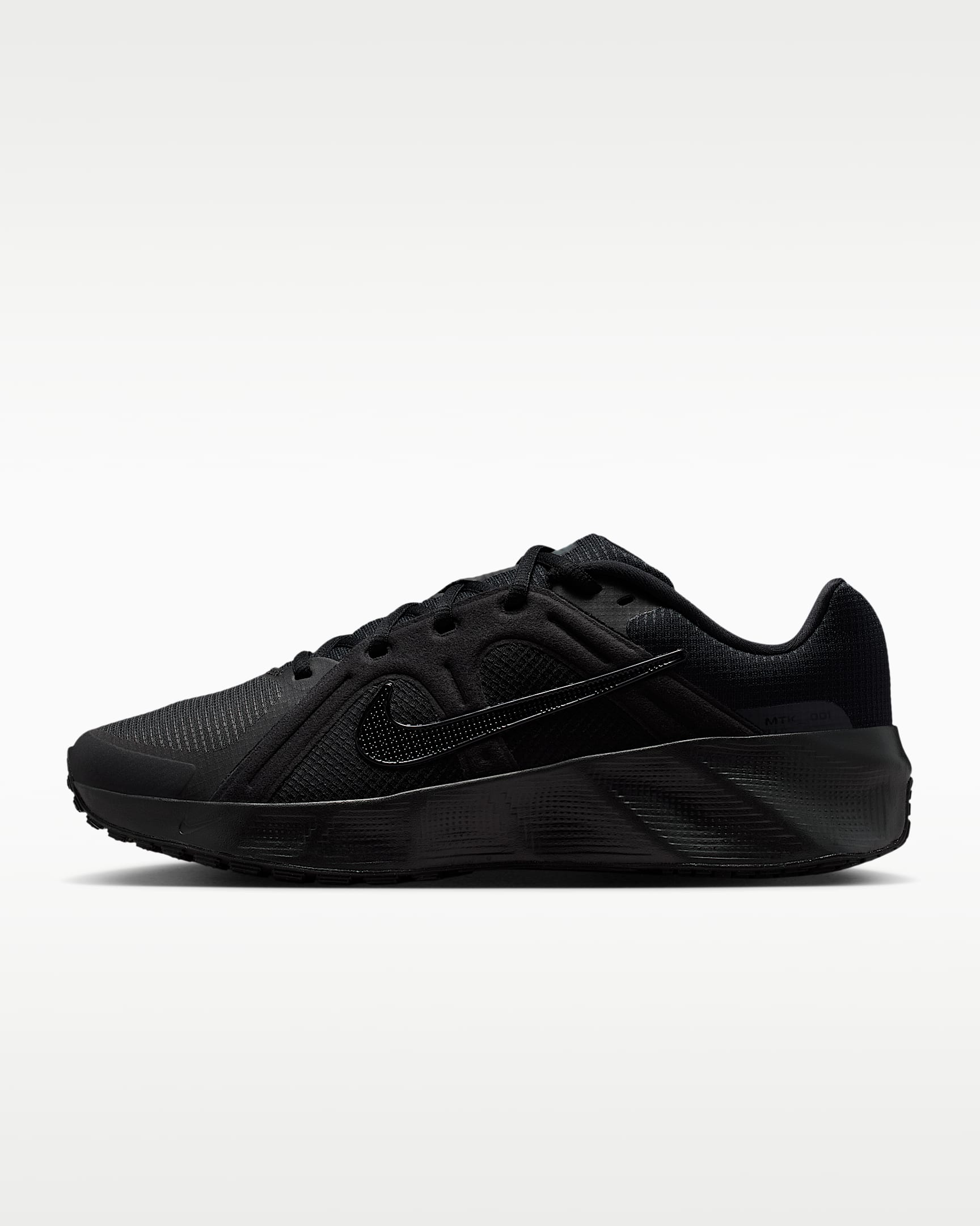 Nike Metro Tek 男子运动鞋 - 黑/煤黑/黑