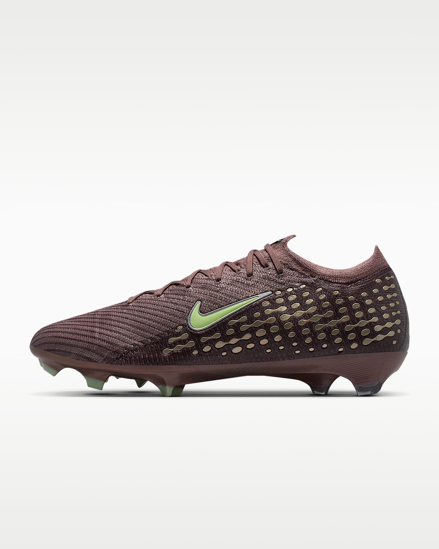 Nike Mercurial Vapor 16 Elite "Kylian Mbappé" 耐克刺客系列姆巴佩男/女 FG 天然硬质草地低帮足球鞋 - 日蚀紫红/金属银