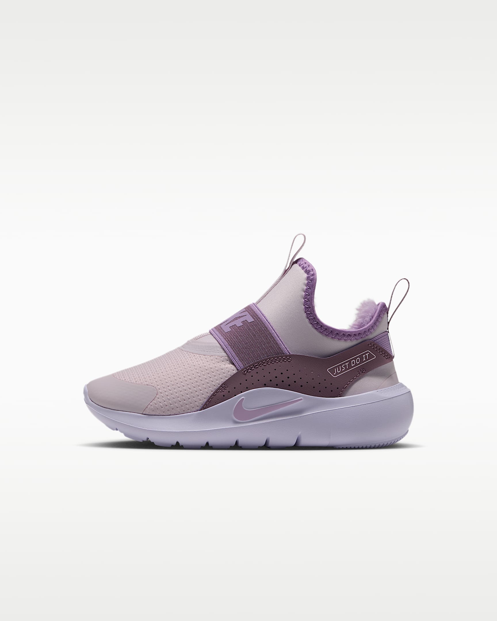 Nike Flex Runner 4 Warm 幼童一脚蹬运动鞋 - 浅紫丁香色/星紫/微葡萄紫/尘紫