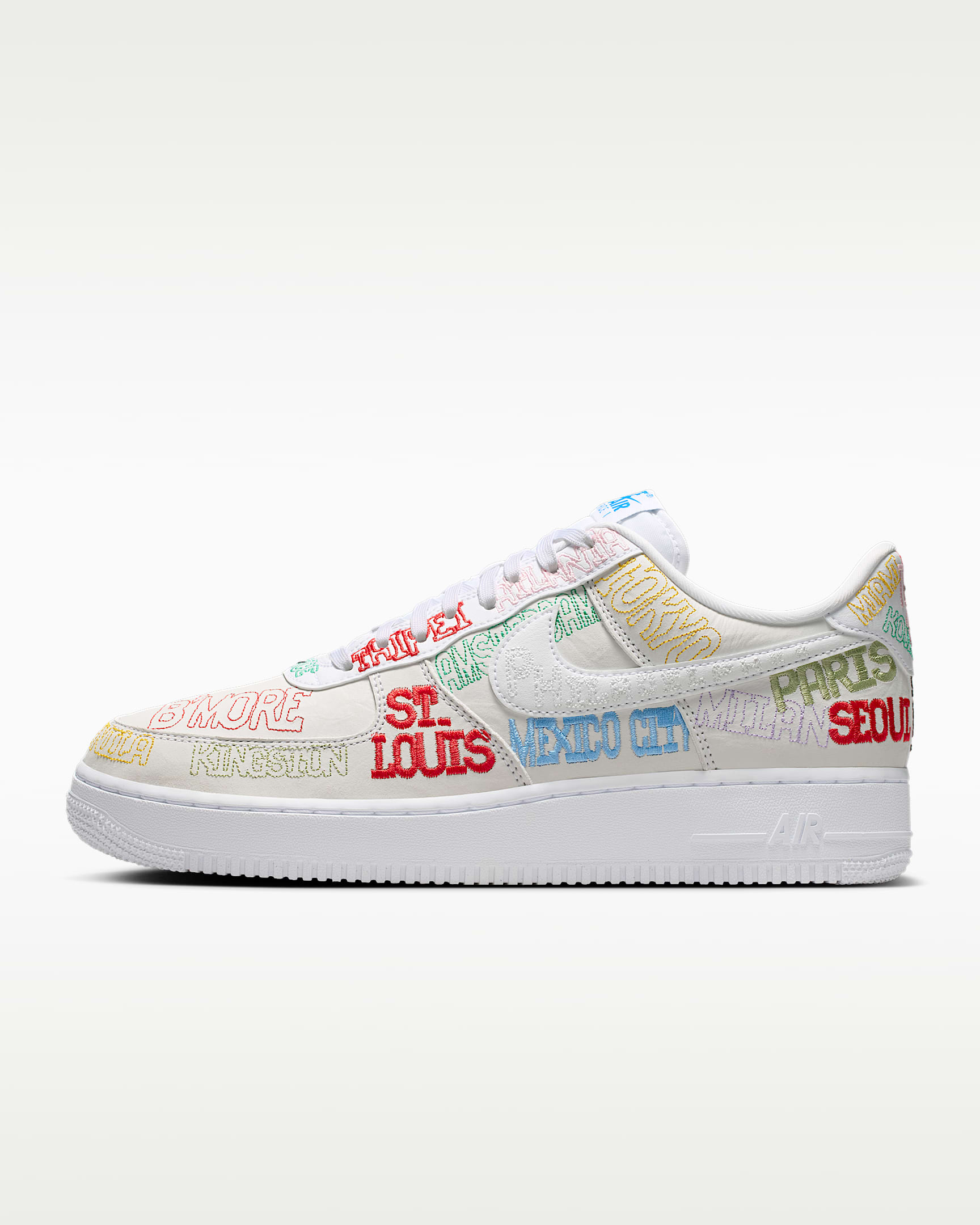 Nike Air Force 1 '07 LV8 男子空军一号运动鞋 - 白色/白色