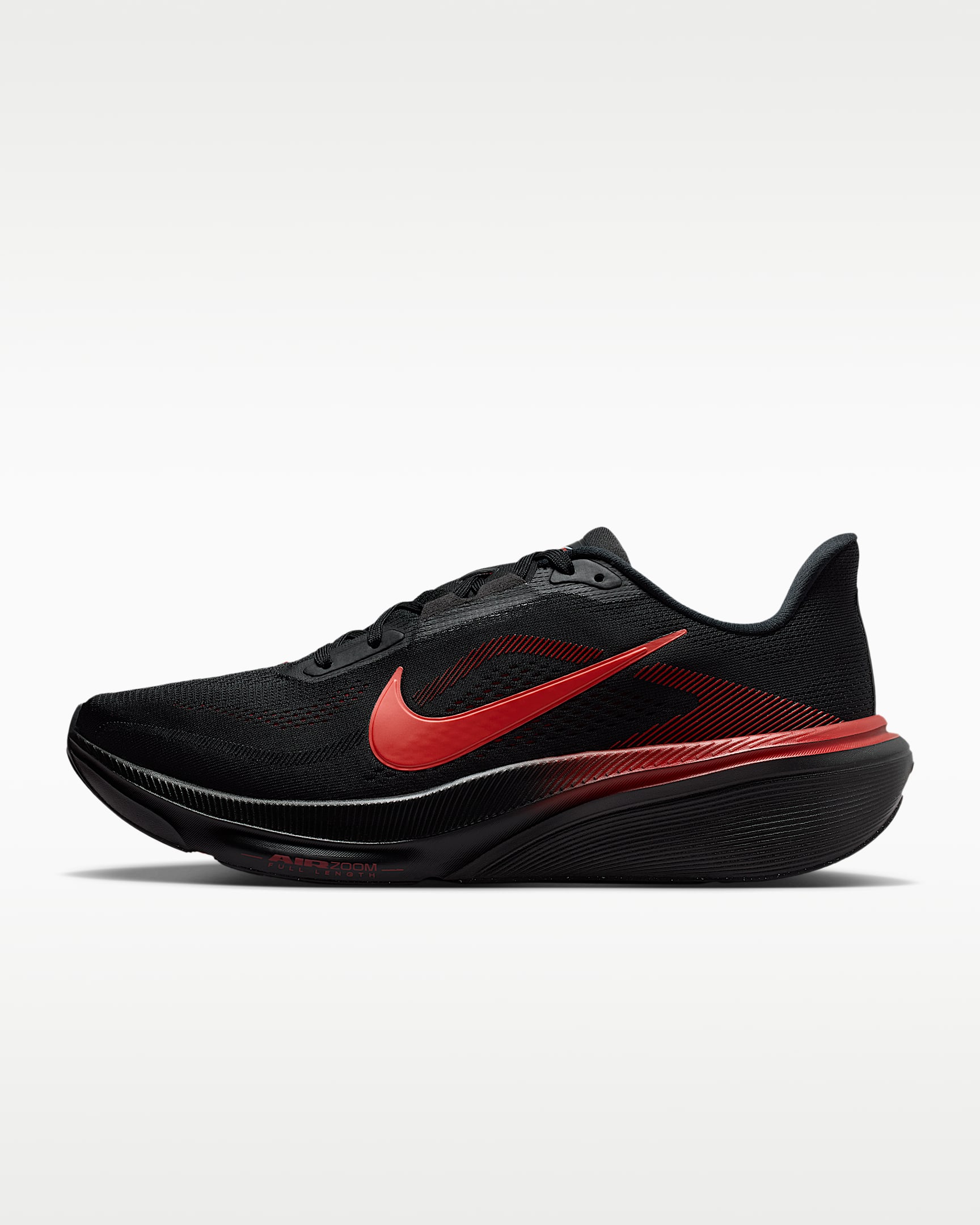 Nike Pegasus 42 耐克飞马男子公路跑步鞋 - 黑/大学红/狼灰/亮深红