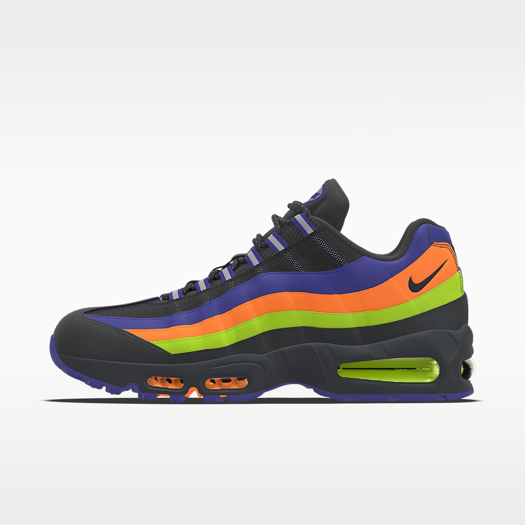 Nike Air Max 95 Big Bubble By You 专属定制男子运动鞋 - 多色/多色