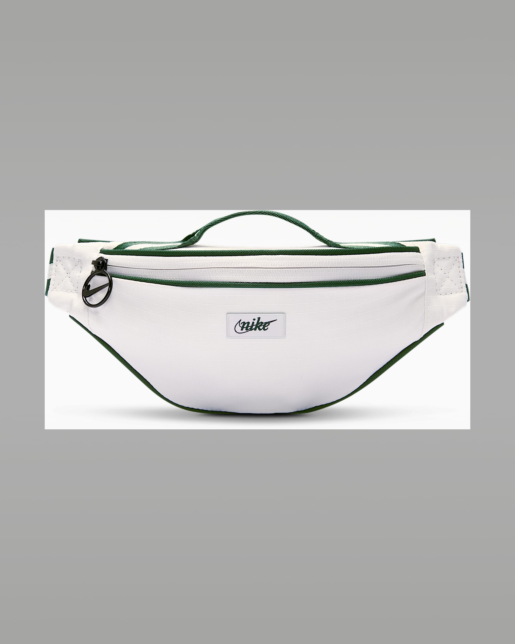 Nike Heritage 复古腰包 - 幻影灰白/冷杉绿/冷杉绿