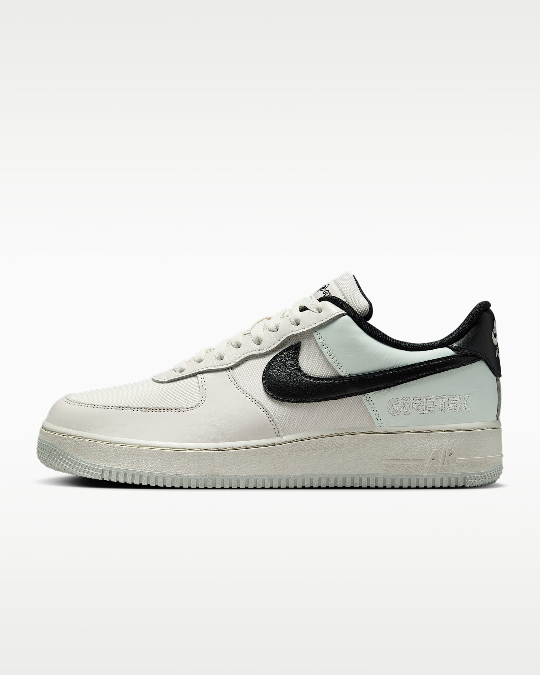 Nike Air Force 1 GORE-TEX 男子空军一号防水运动鞋 - 幻影灰白/浅银/浅骨色/黑