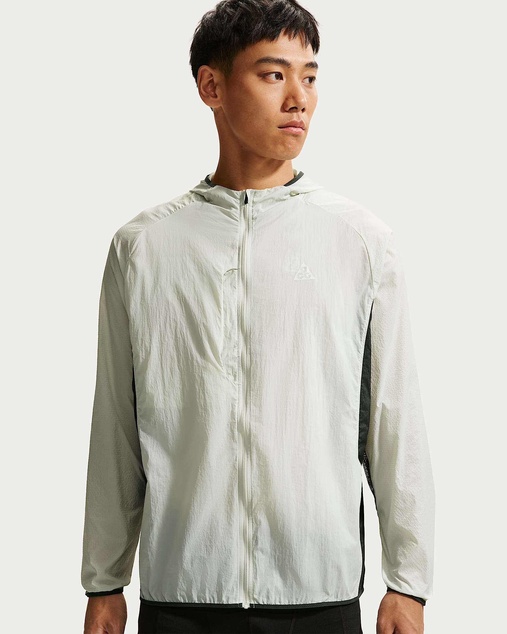 Nike ACG "Aireez" 男子夹克防晒衣皮肤衣 - 海玻璃色/波罗的海蓝/黑云衫绿/山峰白