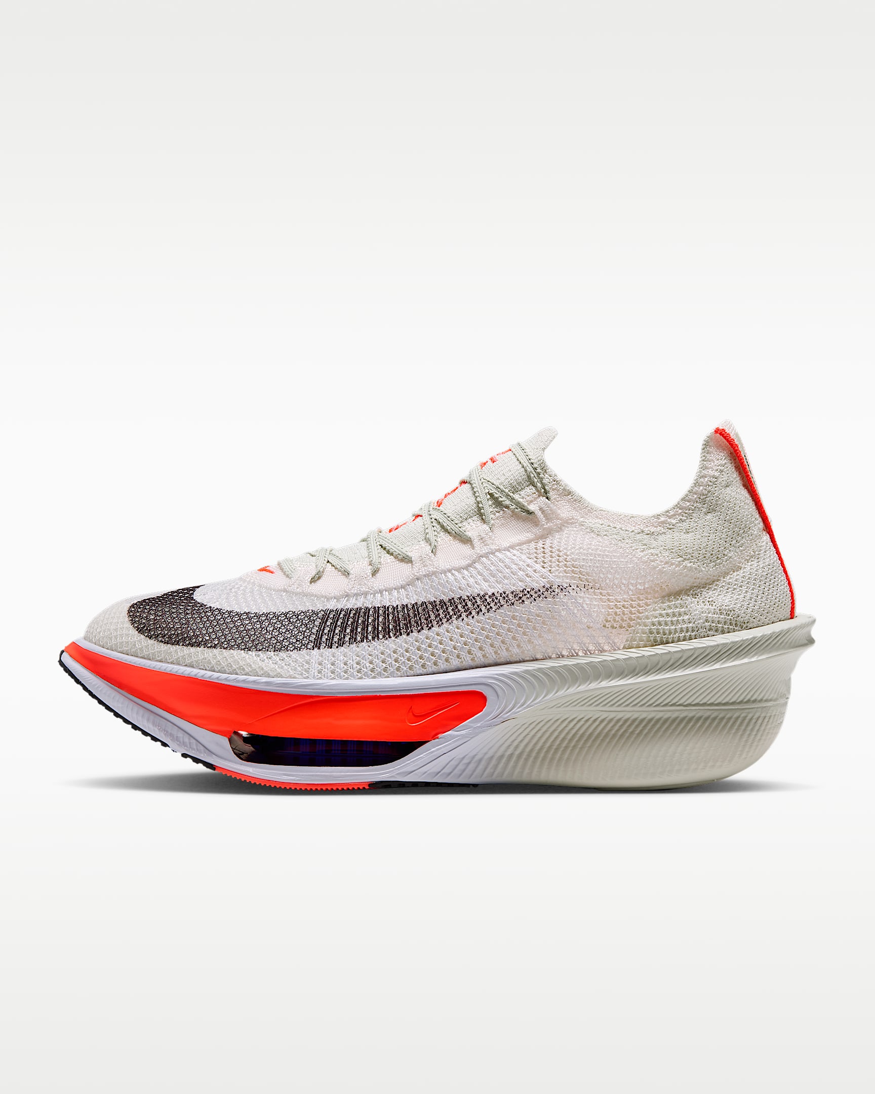 Nike Alphafly 4 男子公路竞速跑步鞋 - 海玻璃色/激光红/幻影灰白/暗调勃艮第酒红