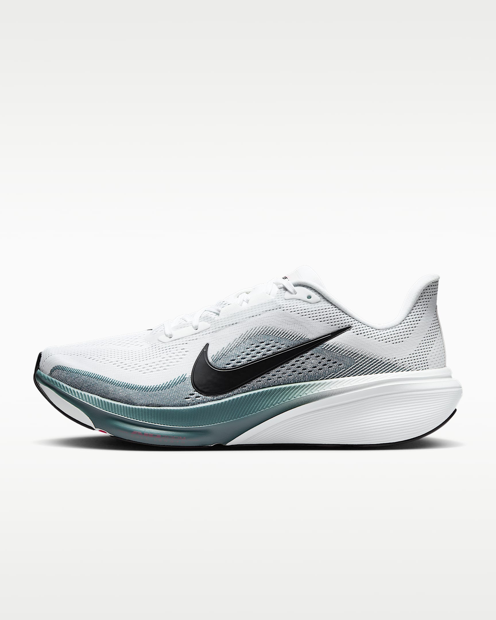 Nike Pegasus 42 耐克飞马男子公路跑步鞋 - 白色/矿物岩板蓝/透明粉/黑