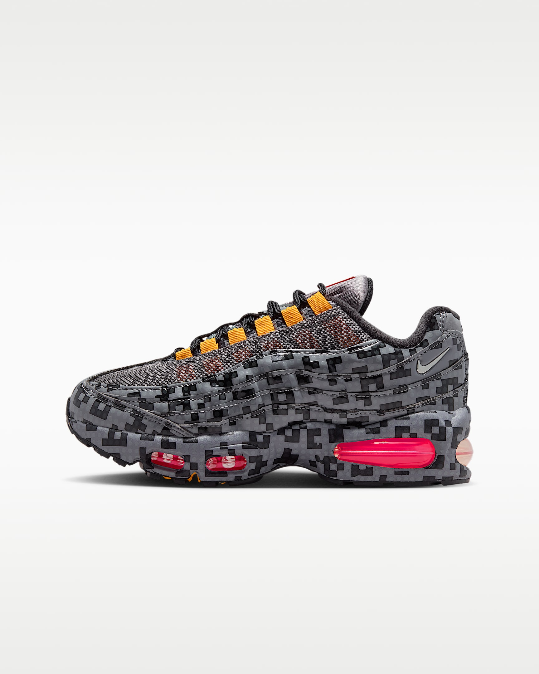 Nike Air Max 95 x LEGO® Collection 大童运动鞋 - 烟灰/黑/大学金/金属银