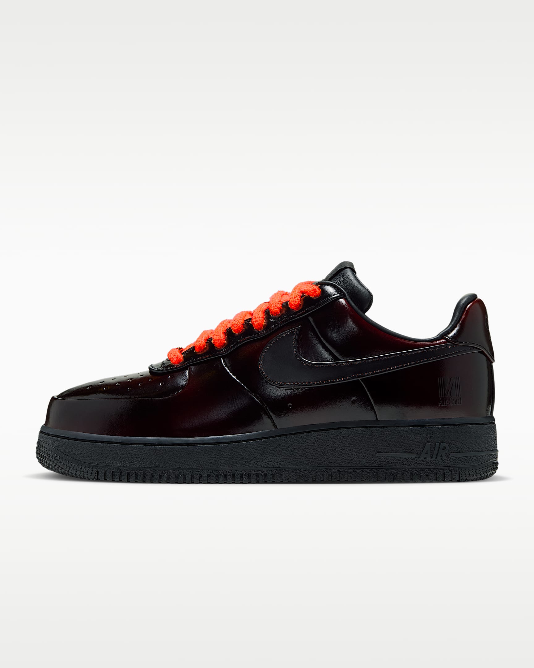 Nike Air Force 1 '07 男子空军一号运动鞋 - 黑/黑/浅黄褐/黑
