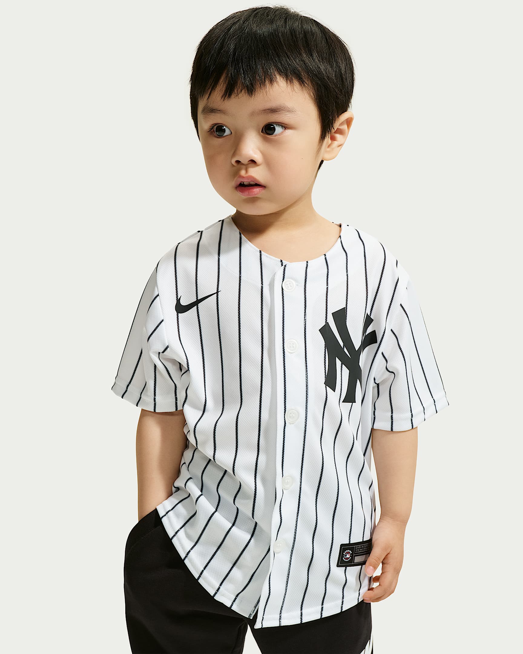 纽约洋基队主场 Nike MLB 幼童球衣 - 白色
