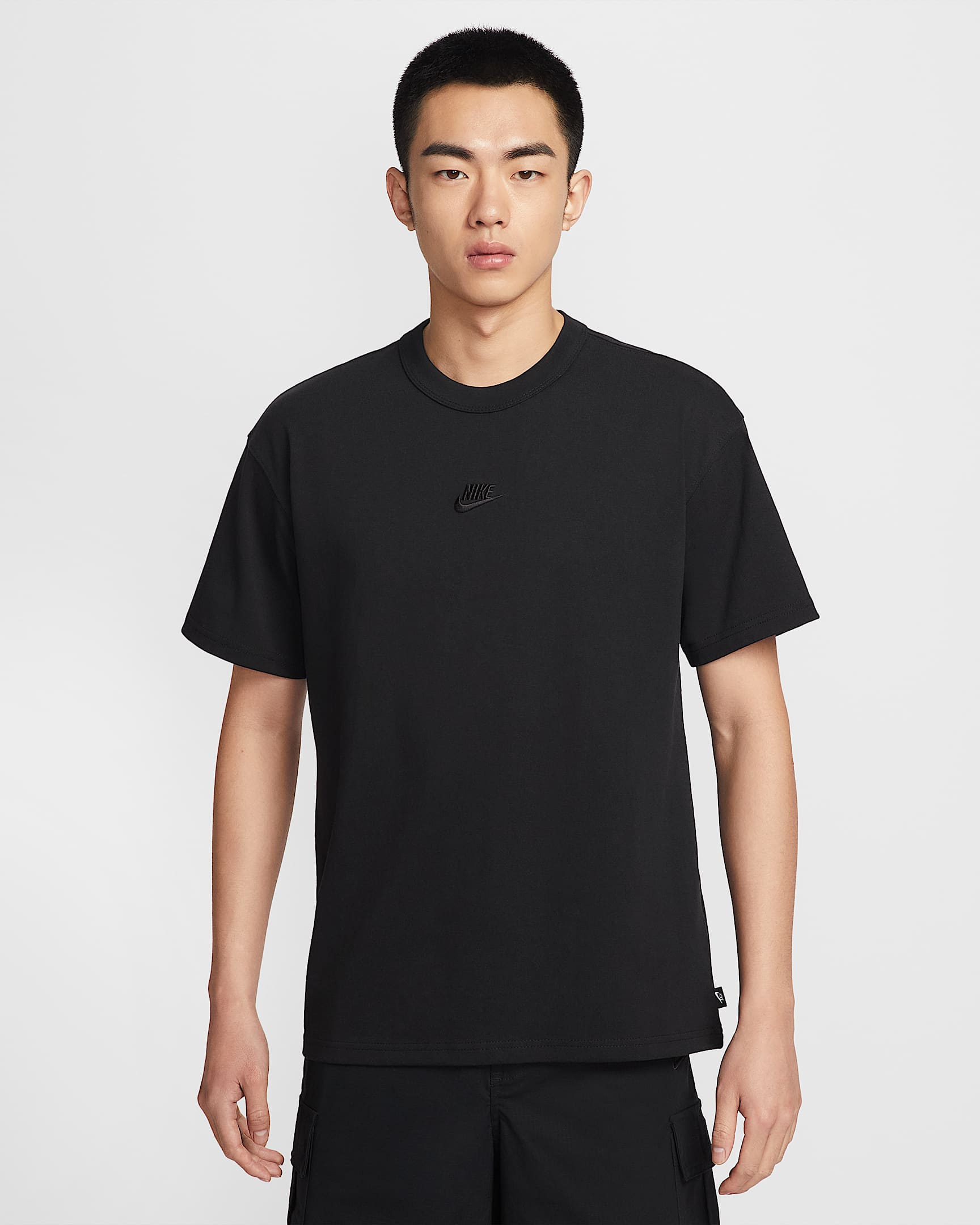 Nike Sportswear Premium Essentials 男子短袖T恤 - 黑