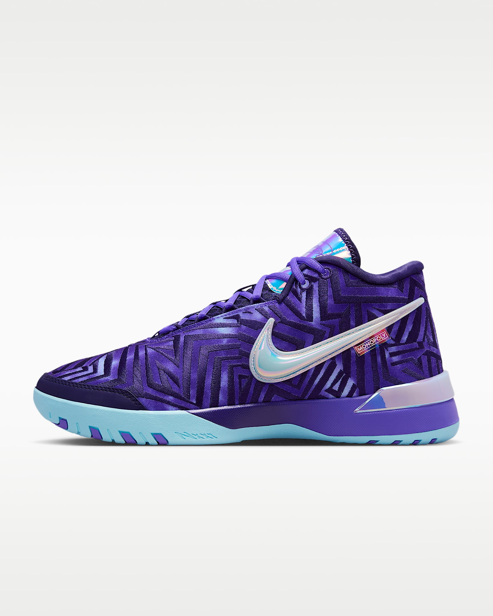 LeBron NXXT Genisus QS EP 詹姆斯男子篮球鞋 - 波斯紫/帝王紫/冰河蓝/白色