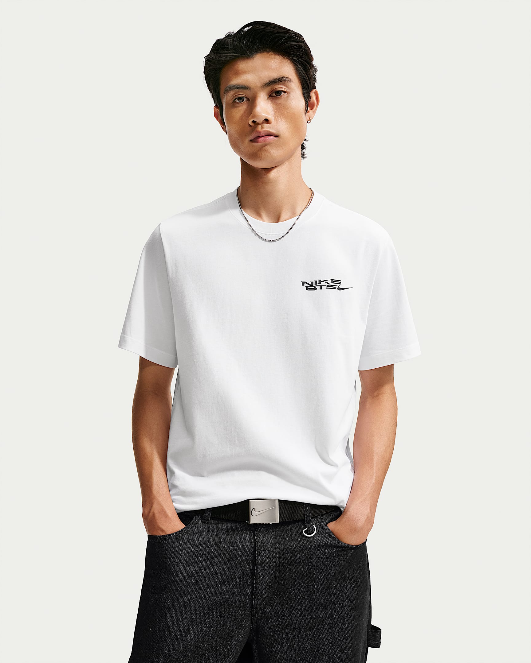 NIKE x BTS 男子短袖T恤 - 白色