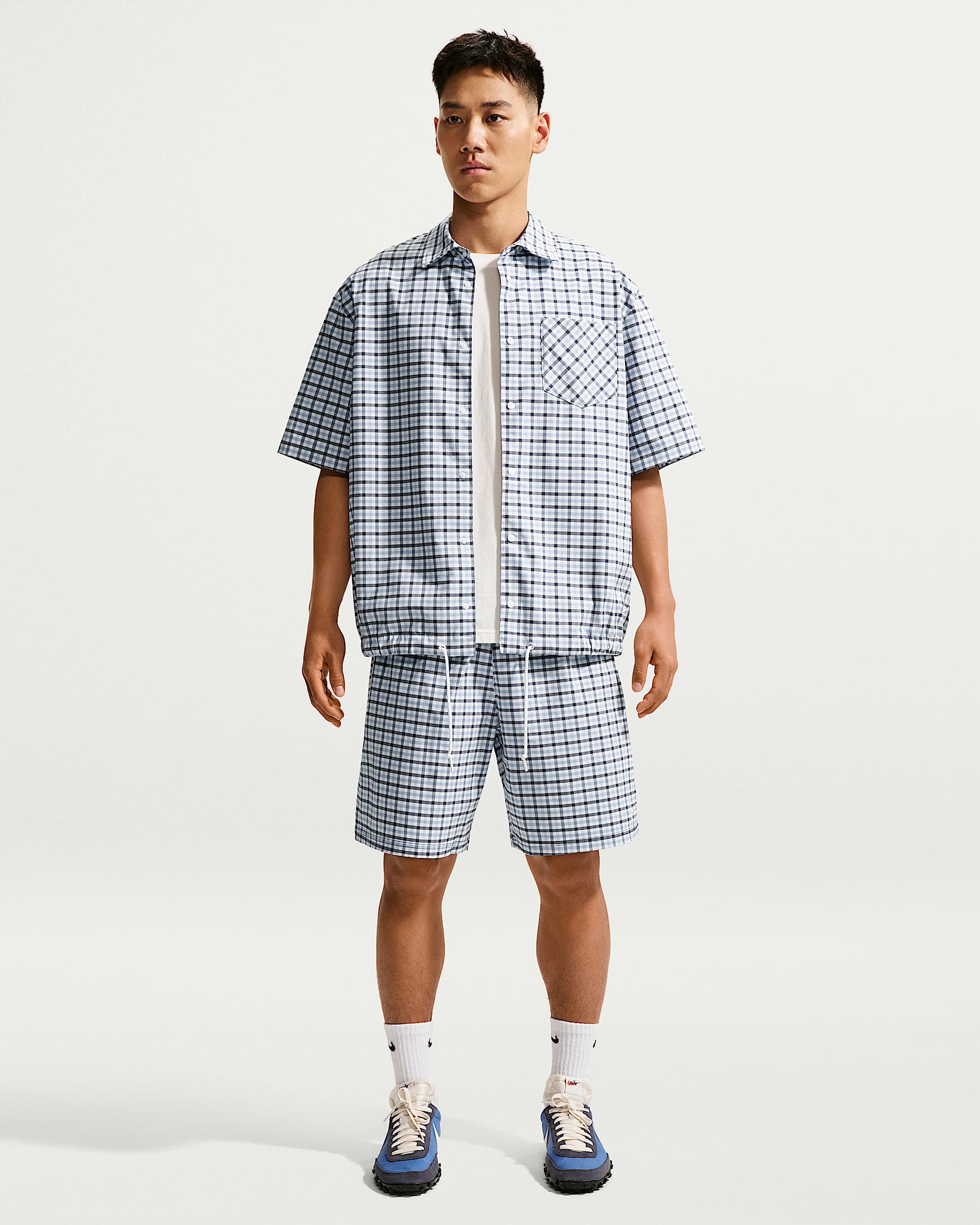 Nike Sportswear 男子梭织短裤 - 铝蓝