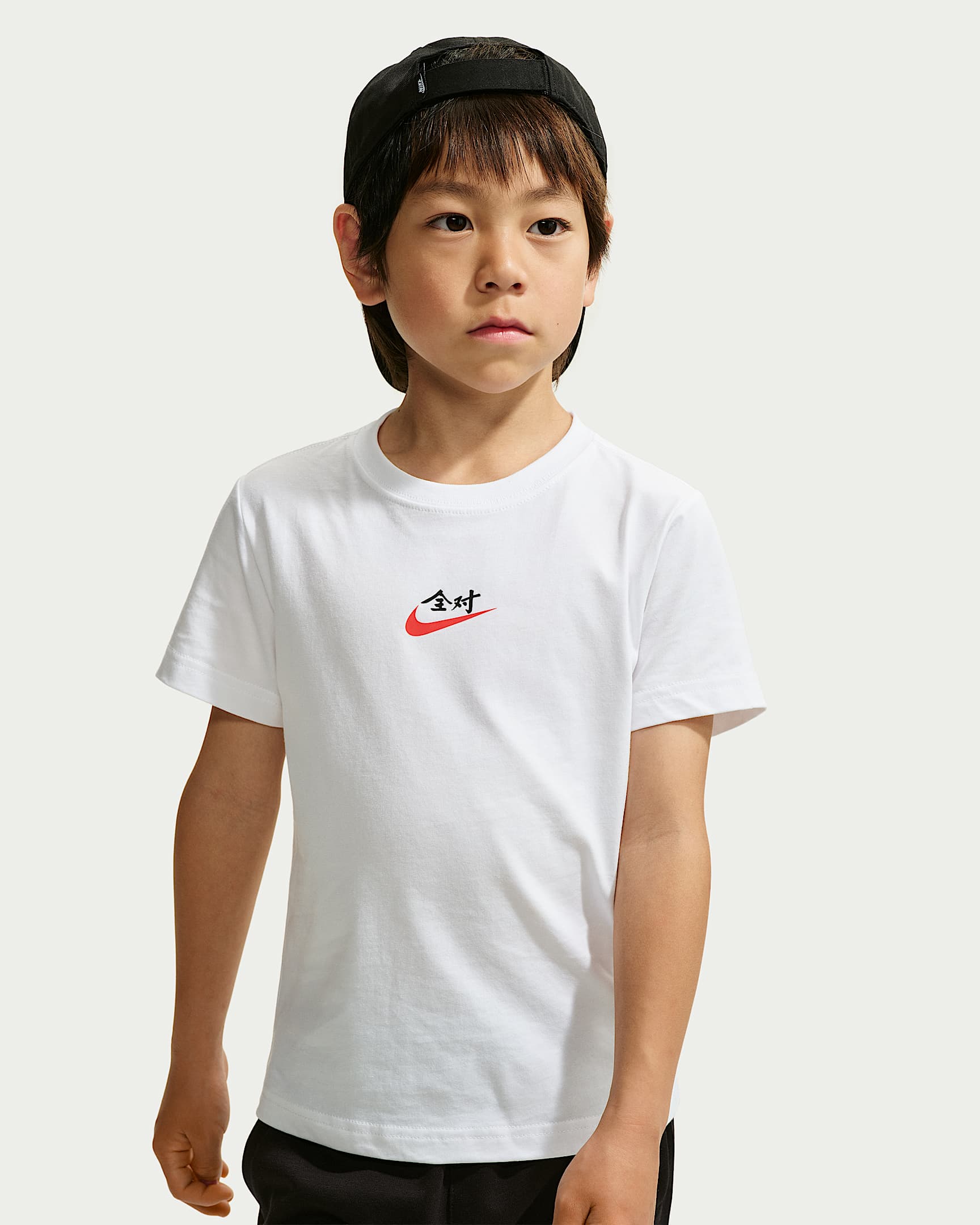 Nike "All Right" 幼童全对满分印花T恤 - 白色
