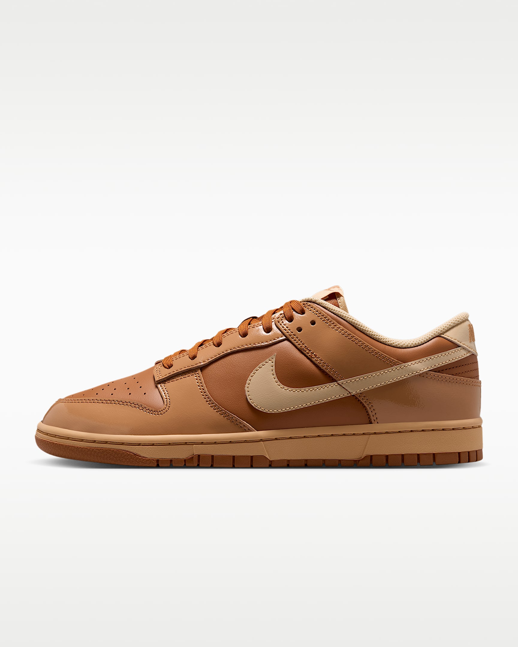 Nike Dunk Low Retro 男子运动鞋 - 黄褐色/亚麻/麻线黄/芝麻棕