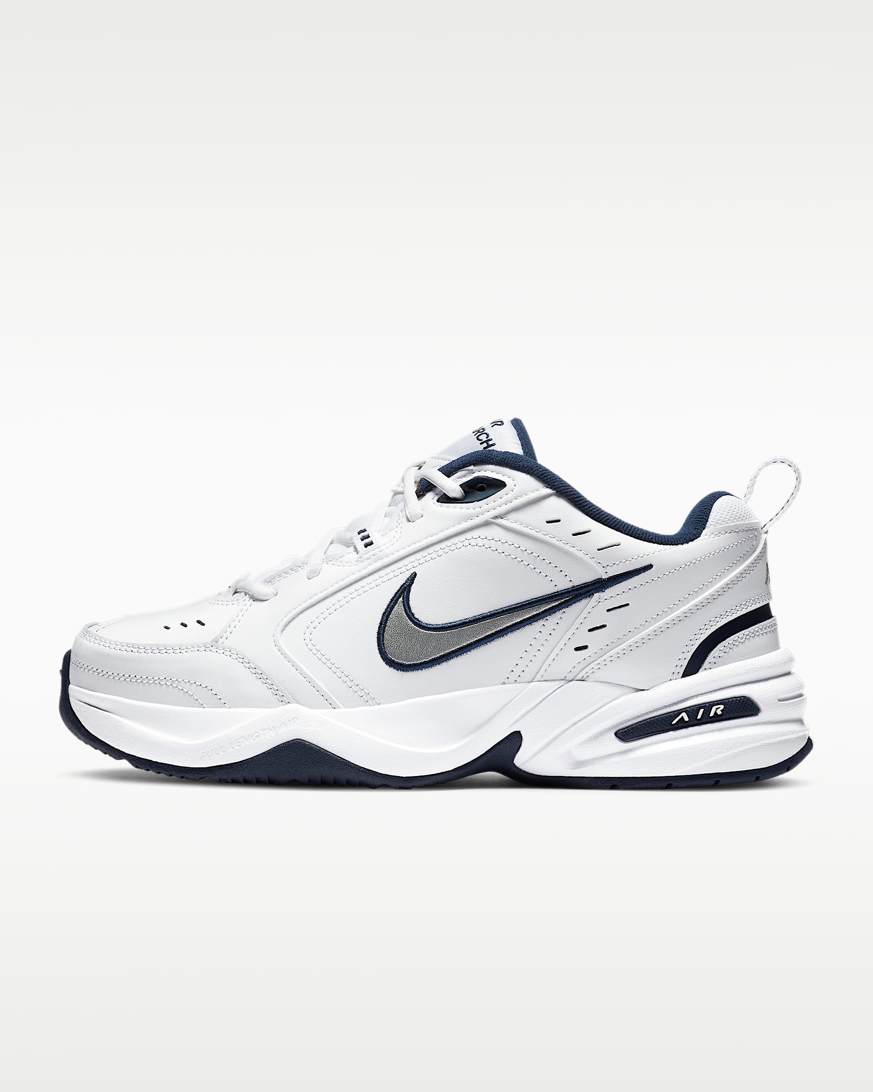 Nike Air Monarch IV 训练鞋老爹鞋 - 白色/金属银