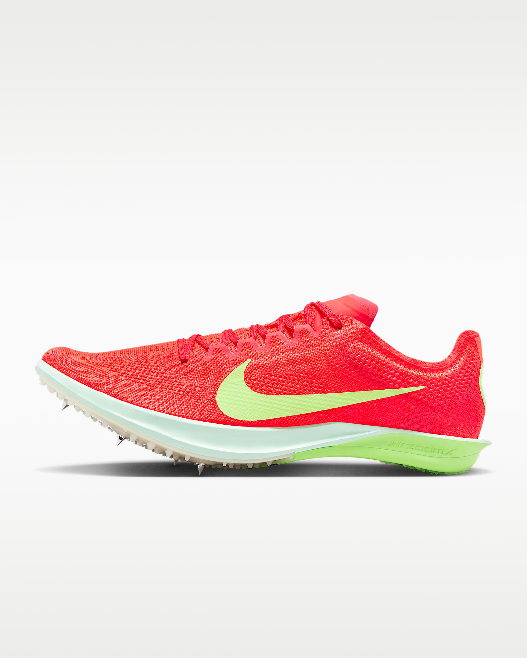 Nike Dragonfly 2 蜻蜓男子长跑田径钉鞋 - 亮深红/橙红/爆炸绿黄/黑紫