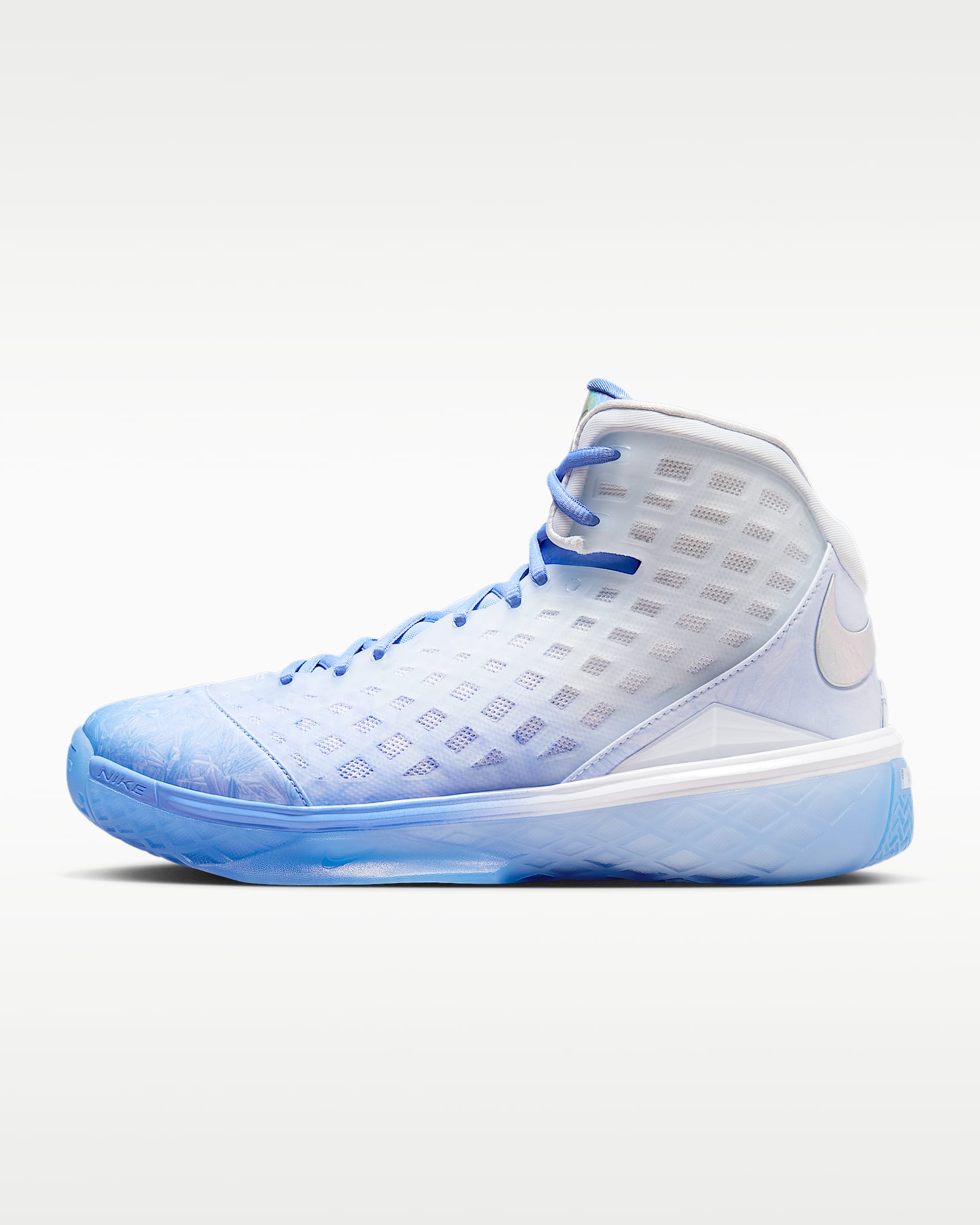 Kobe III Protro 圣诞系列科比男/女篮球鞋 - 脉冲宝石蓝/白色/金属铬色