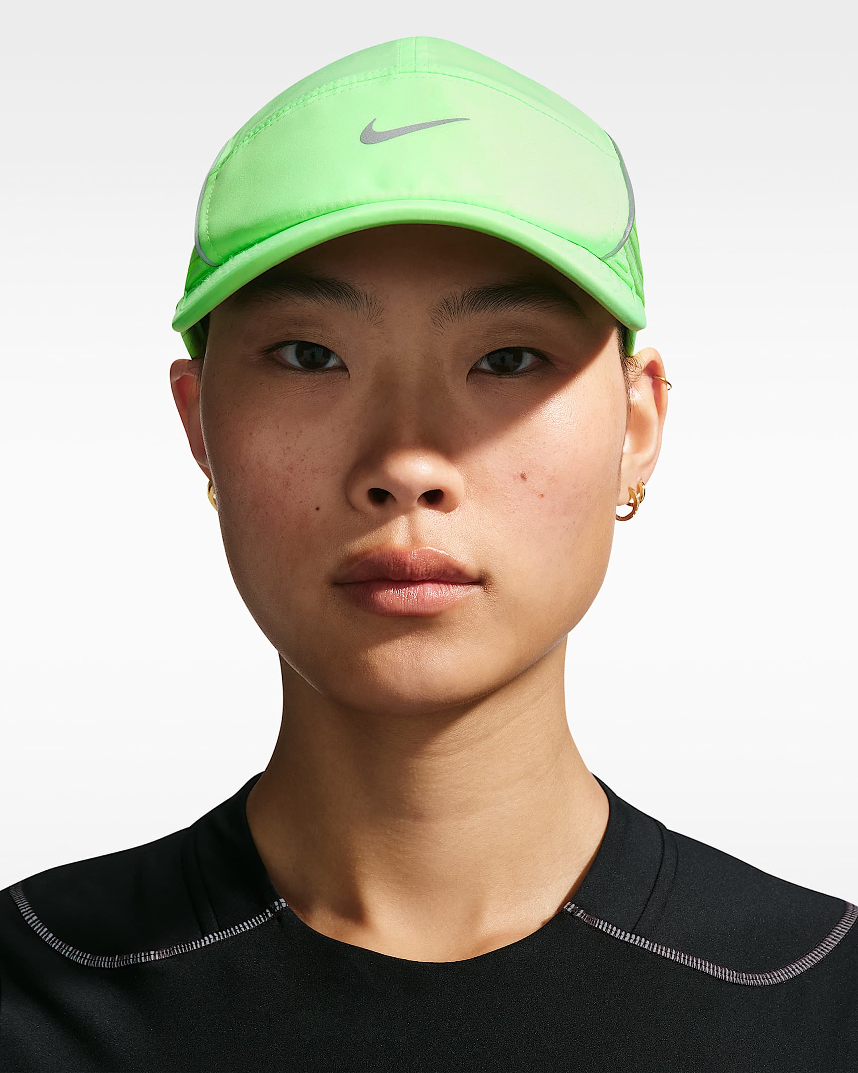 Nike Dri-FIT ADV Fly AeroAdapt 速干软顶运动帽 - 爆炸绿黄/煤黑