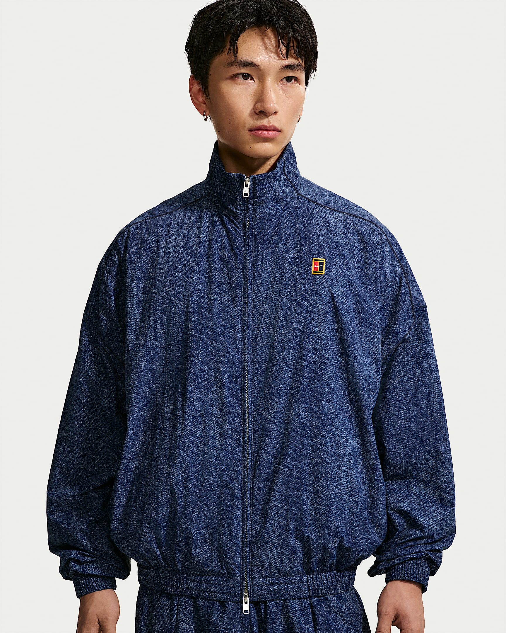 Nike Club Rules 男子全长拉链开襟夹克 - 工作蓝/黑曜石色/黑曜石色