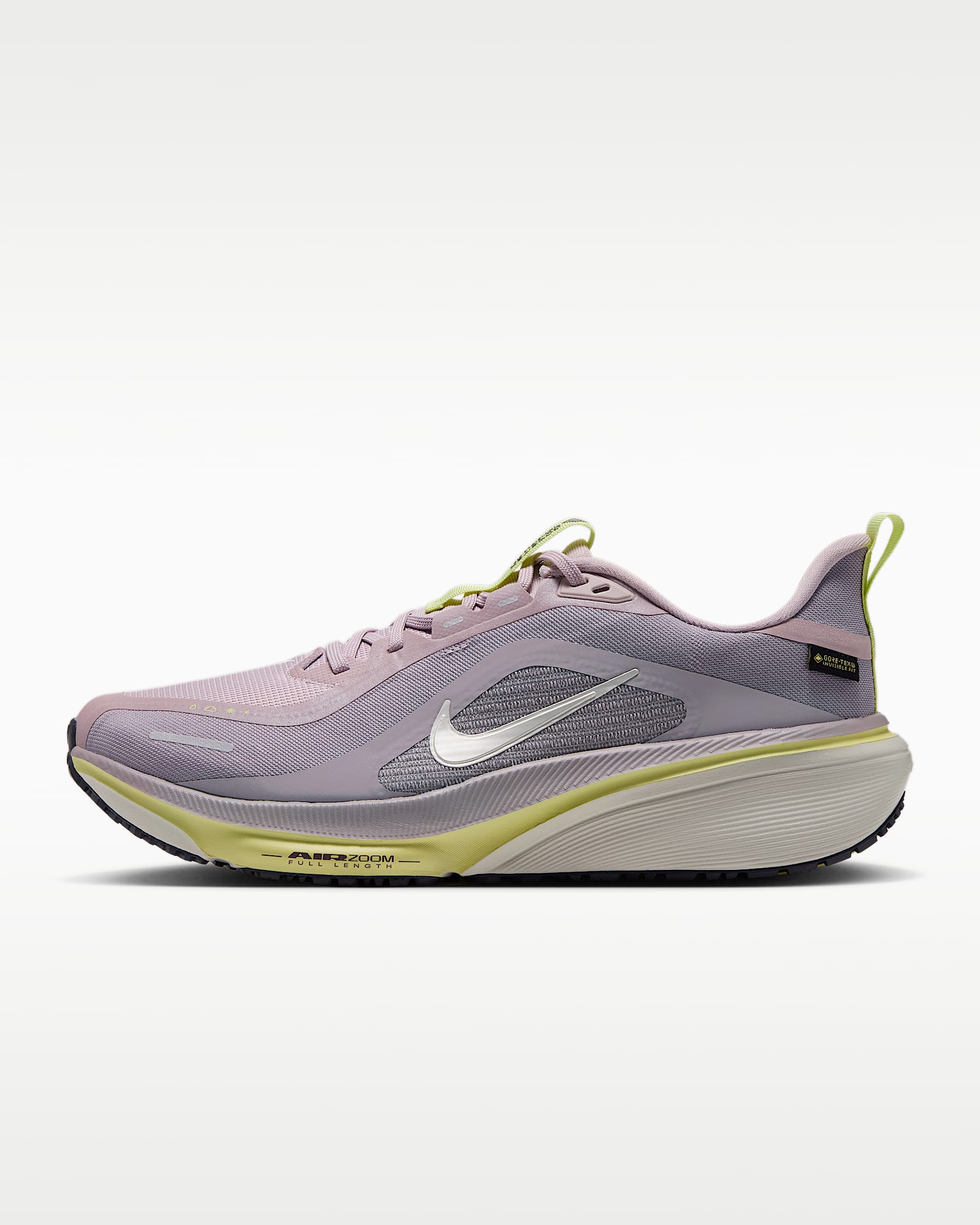 Nike Pegasus 42 GORE-TEX 耐克飞马女子公路跑步鞋 - 微粒玫瑰红/银紫/黄绿/帆白