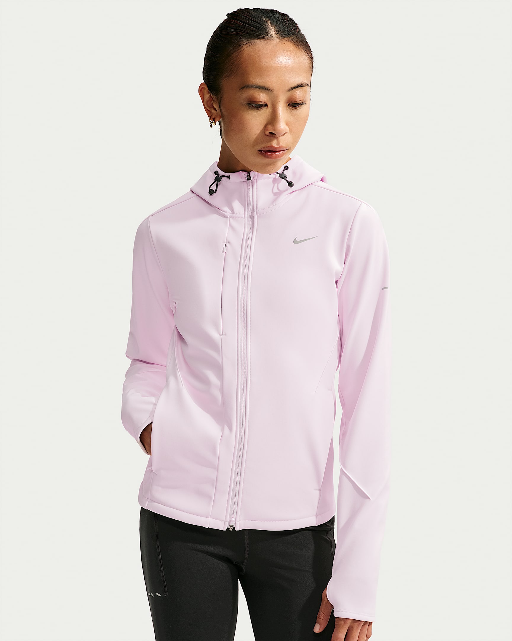 Nike Swift Therma-FIT Repel 女子拒水加绒跑步夹克 - 浅紫丁香色