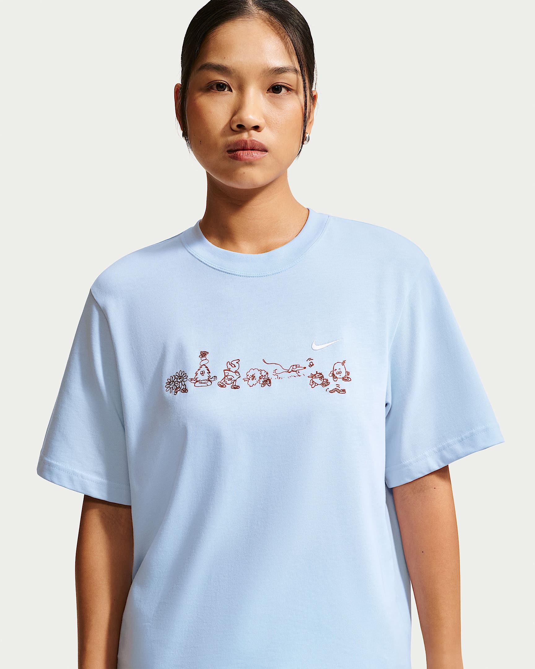 Nike Sportswear 女子短袖T恤 - 氢蓝